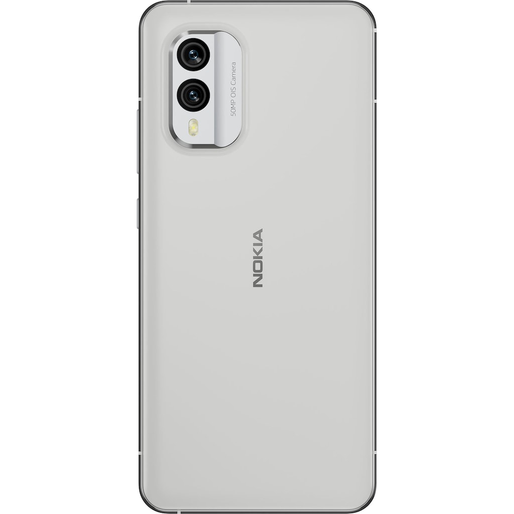 Nokia Smartphone »X30 5G«, Ice White, 16,33 cm/6,43 Zoll, 128 GB Speicherplatz, 50 MP Kamera