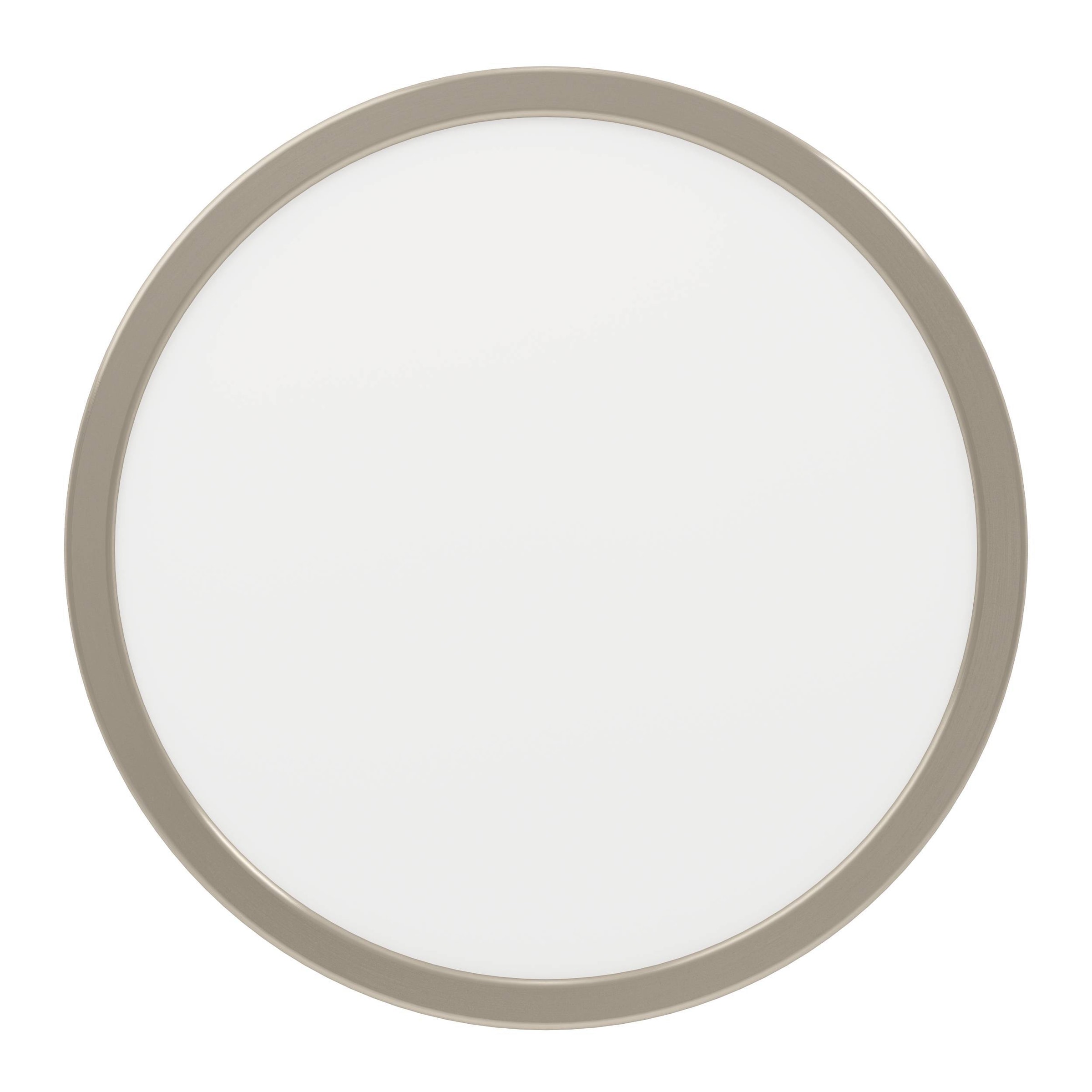 EGLO Aufbauleuchte »Fueva 5 Deckenleuchte, Flurlampe, Wohnzimmerlampe, Nickel-Matt, Lampe« LED-Modul 1 Stk. Warmweiß Ø 28,5 cm, Aufbauleuchte, Deckenlampe, LED Aufbaulampe, Lampe