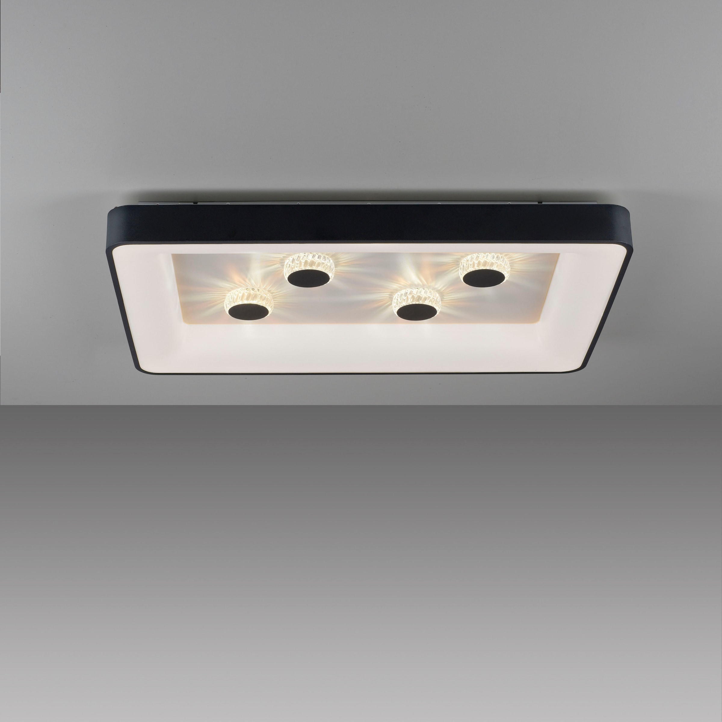 JUST LIGHT Deckenleuchte »VERTIGO« LED-Board 1 Stk. warmweiß - kaltweiß