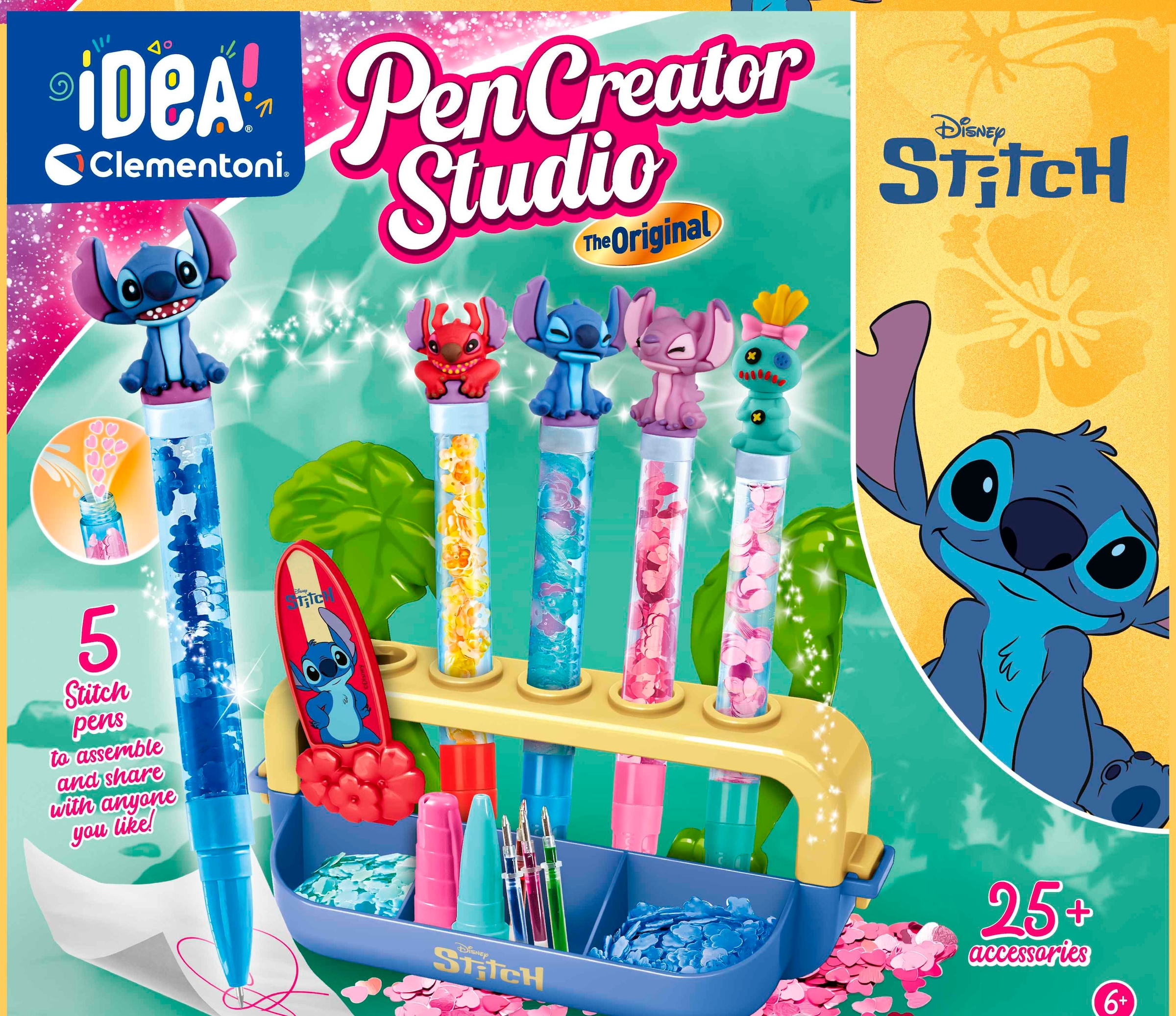 Clementoni® Kreativset »Idea, Mein Stift-Atelier - Stitch«