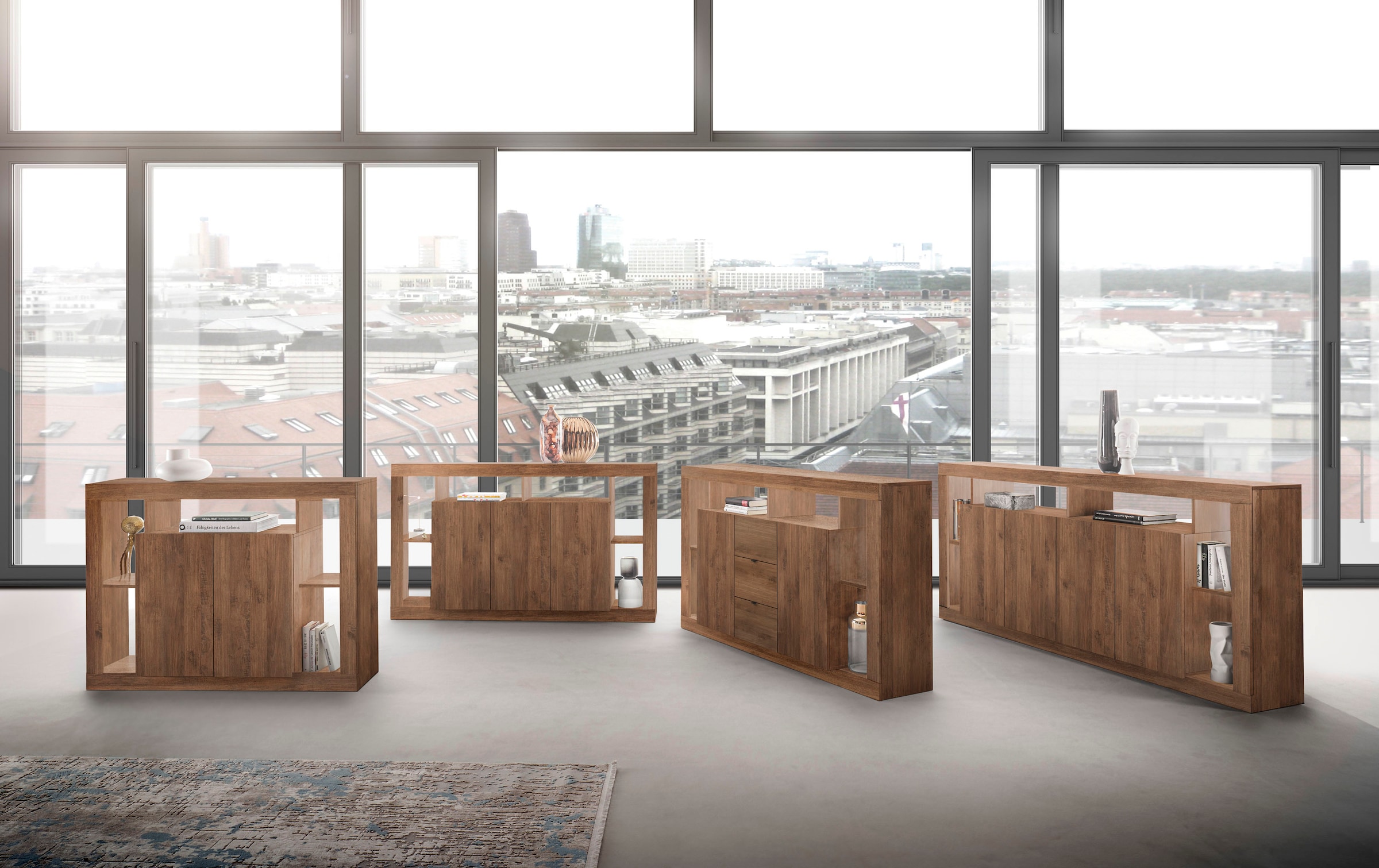 INOSIGN Sideboard »Rimini«, mit 2 Türen und 3 Schubkästen