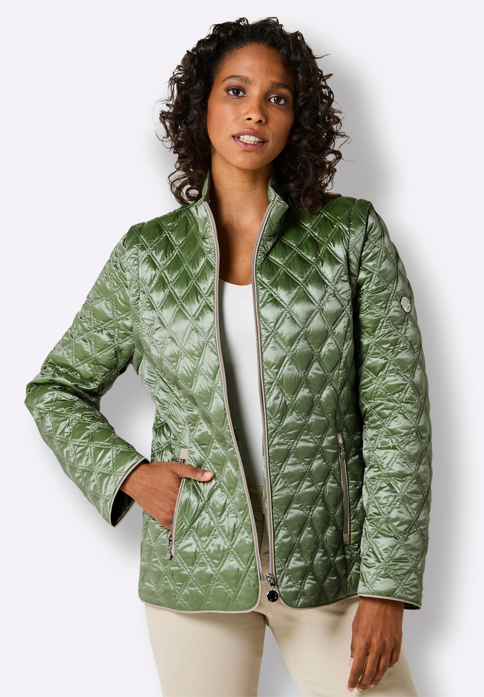creation L Daunenjacke »Daunen-Steppjacke Leichtdaunenjacke mit 2 Tragevarianten«