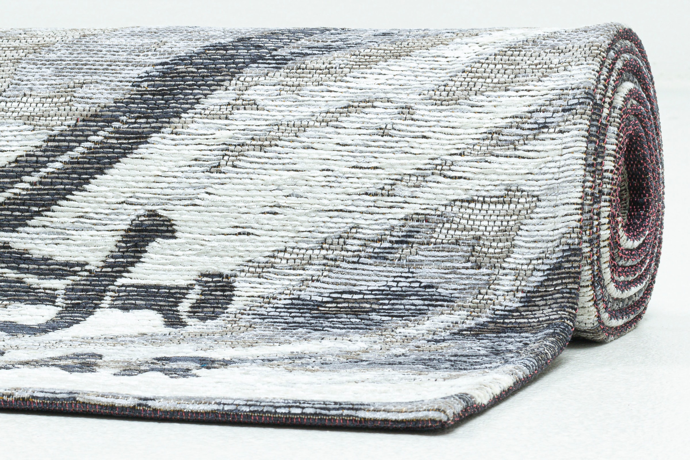 Sansibar Teppich »Keitum 032«, rechteckig, 3 mm Höhe, Flachgewebe, modernes Design, Motiv Brandung & Wellen