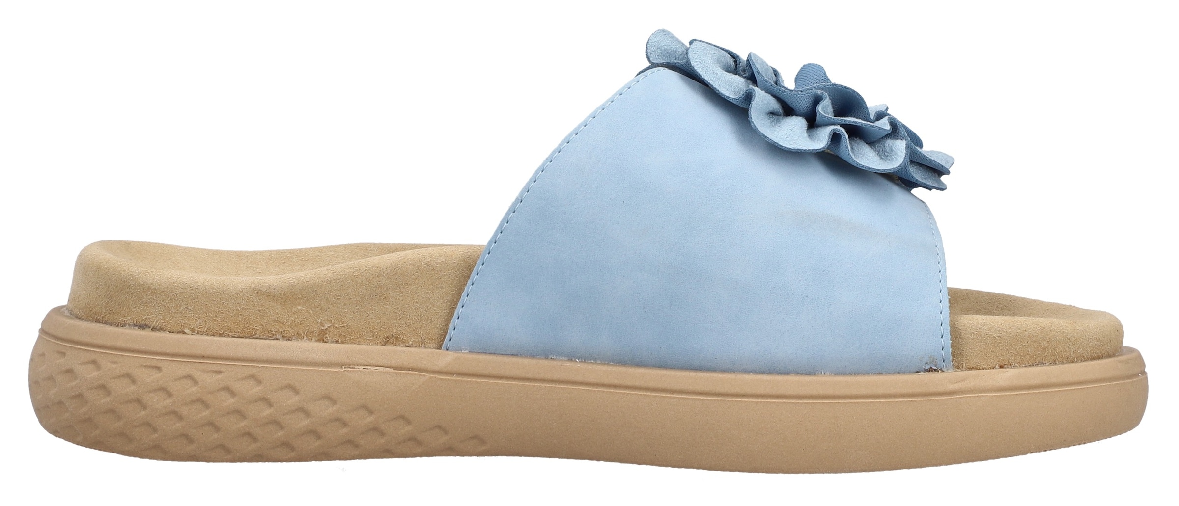 Rieker Pantolette  Sommerschuh, Hausschuh, Strandschuh mit bequemem Fußbett