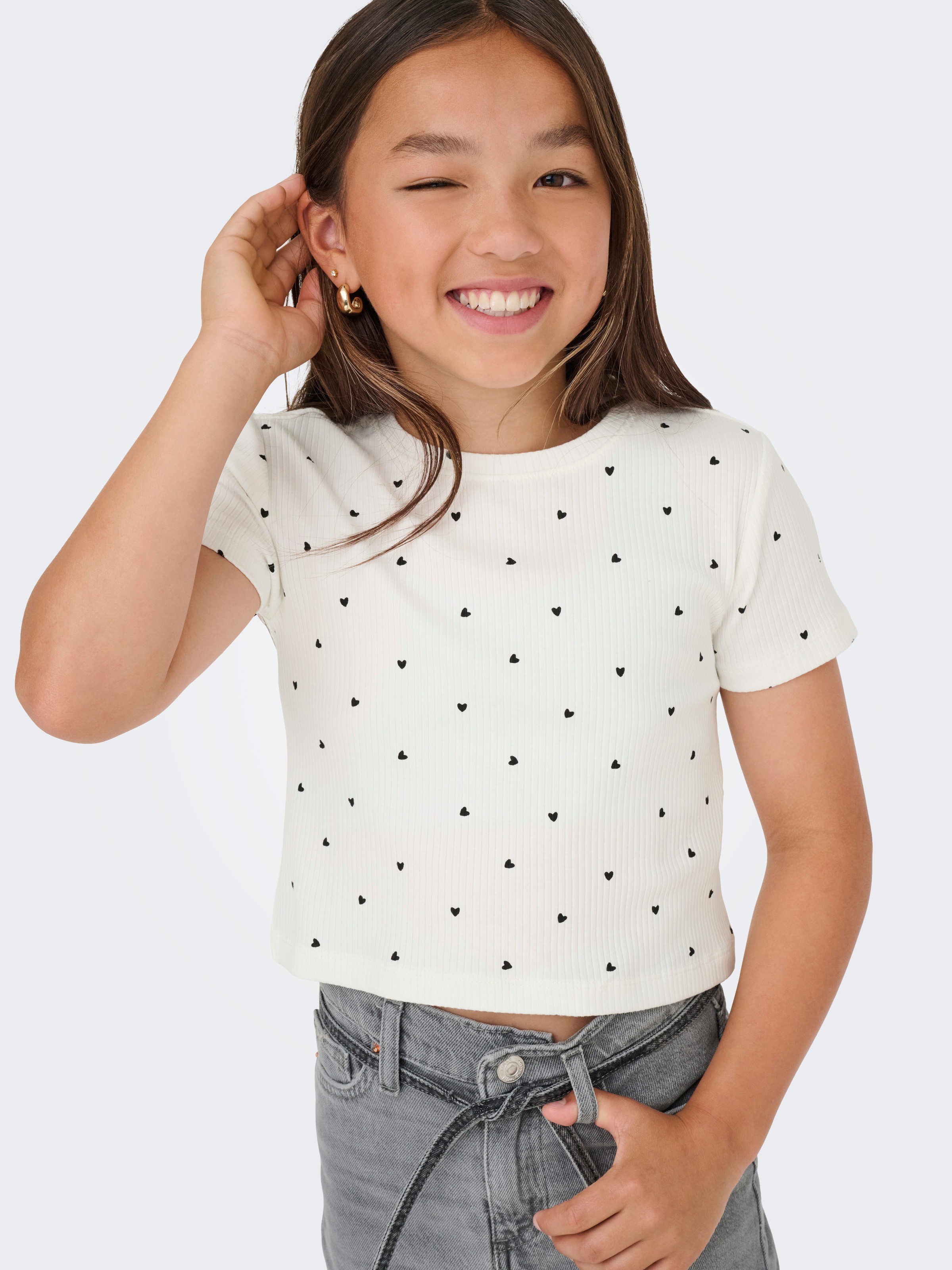 KIDS ONLY T-Shirt »KOGBELLA LIFE SHORT AOP S/S TOP JRS NOOS«