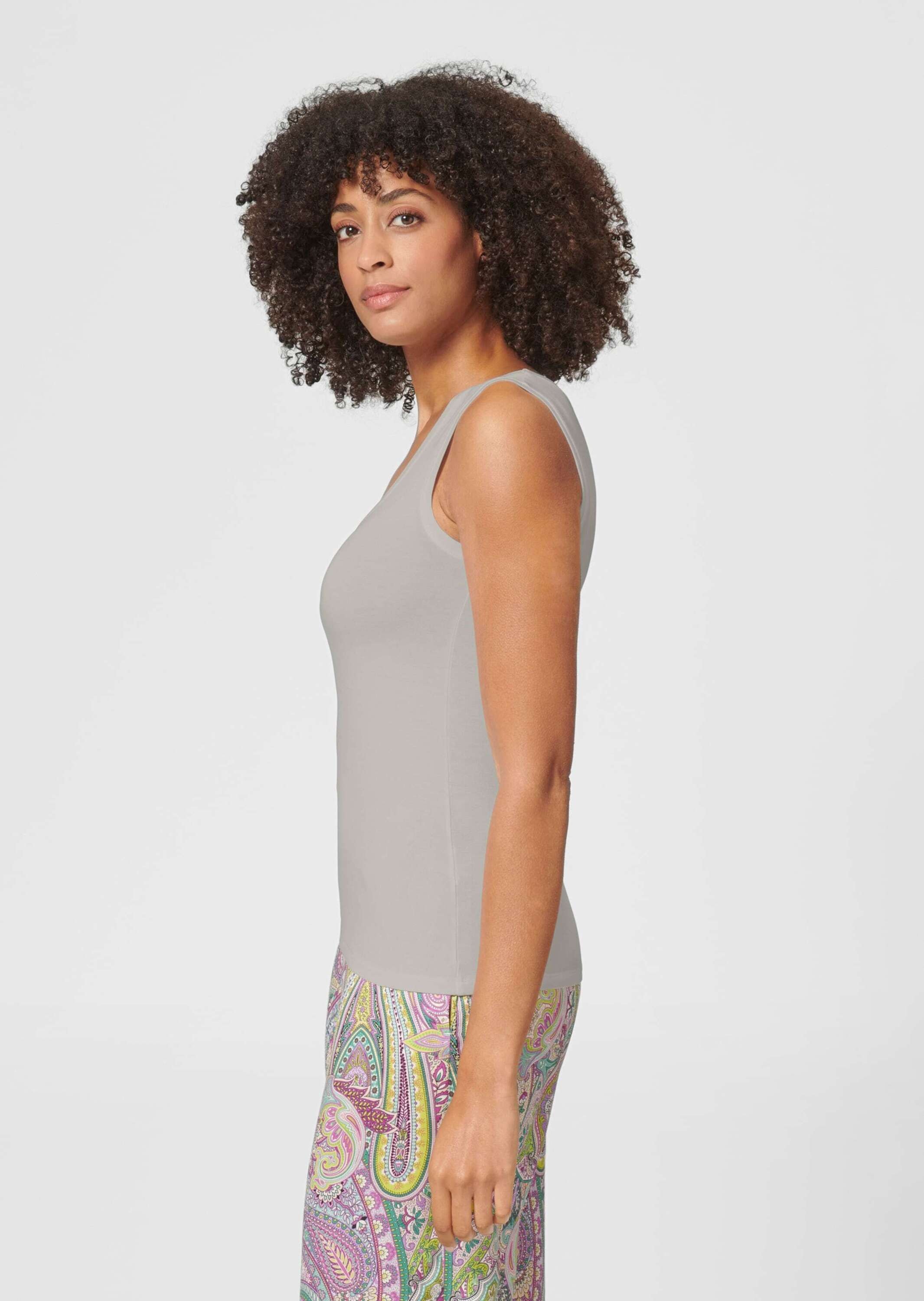 MADELEINE Trägertop »Tanktop Tanktop mit breiten Trägern« Glatte Jerseyware