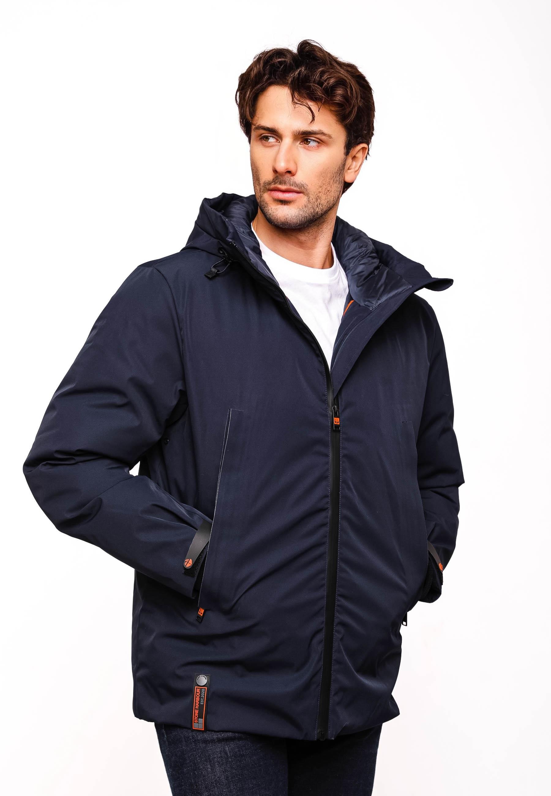 Stone Harbour Outdoorjacke »Winterjacke Moagaa«, mit Kapuze, Sportliche, wasserdichte Winterjacke mit Kapuze