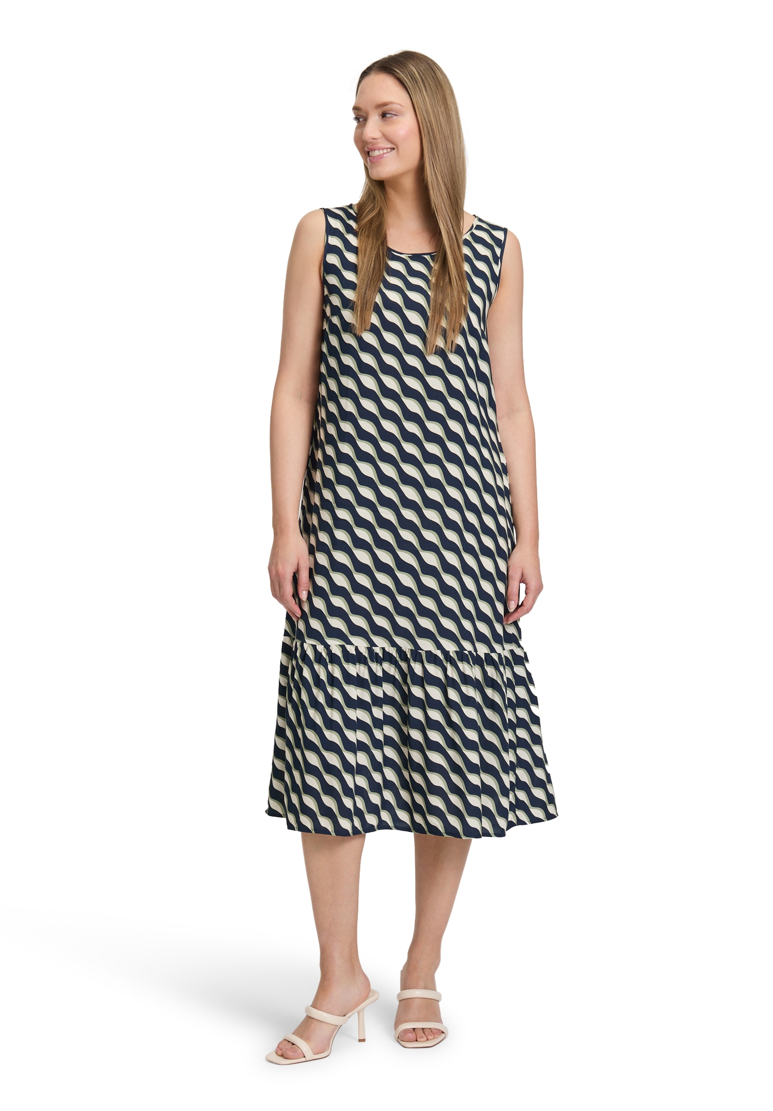 Betty Barclay Midikleid »Stufenkleid weiter Ausschnitt«