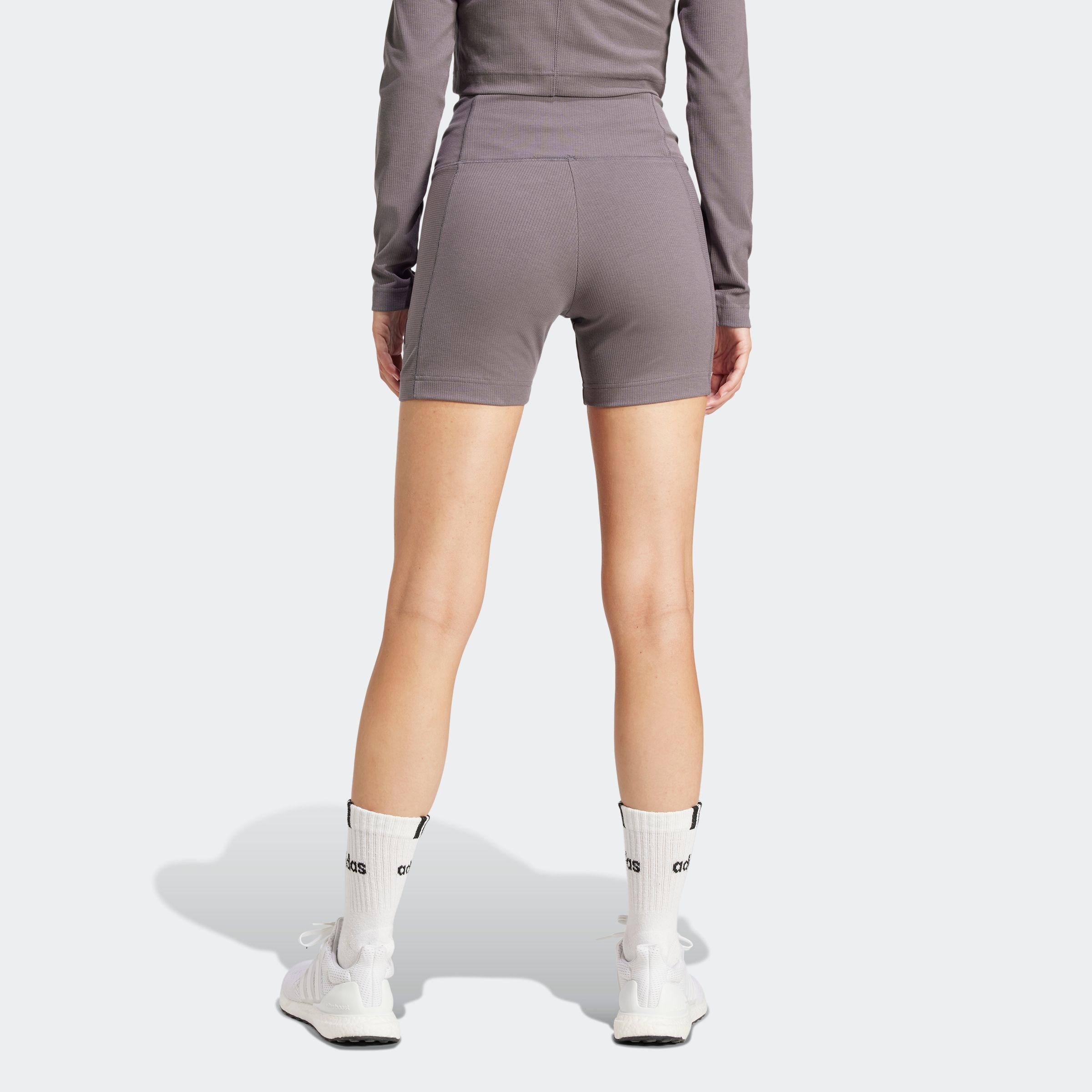 adidas Sportswear Shorts »W LNG RIB BIKER«, (1 tlg.)
