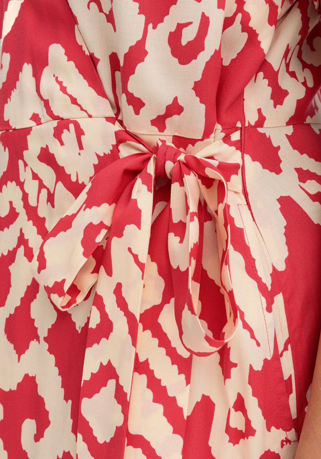 Sheego Maxikleid »Maxikleid in Wickeloptik, mit Grafikprint«