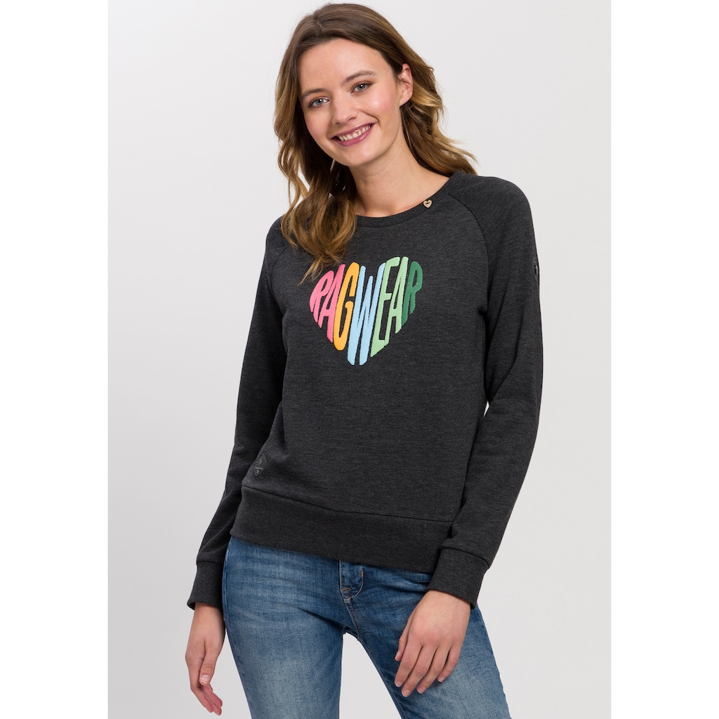 Ragwear Sweater »JOHANKA LOVE O«, im Rainbow Pride Look