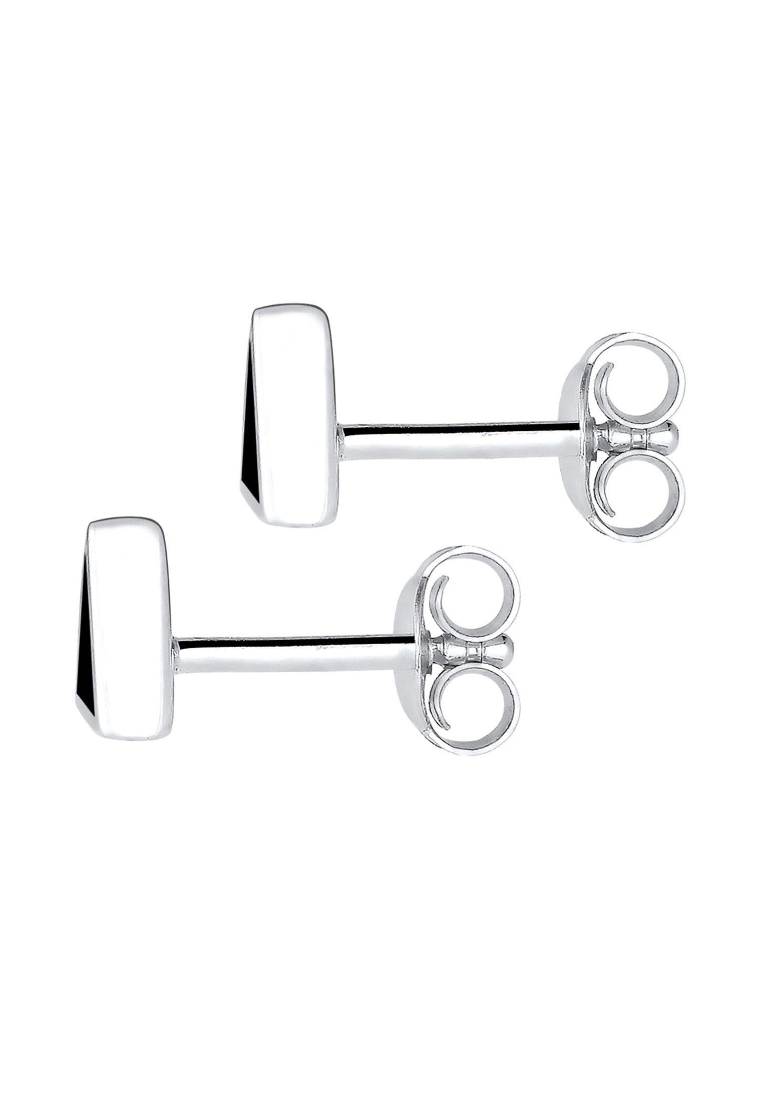 Elli Paar Ohrstecker »Ohrringe Dreieck Geo Basic Trend Emaille 925 Silber«