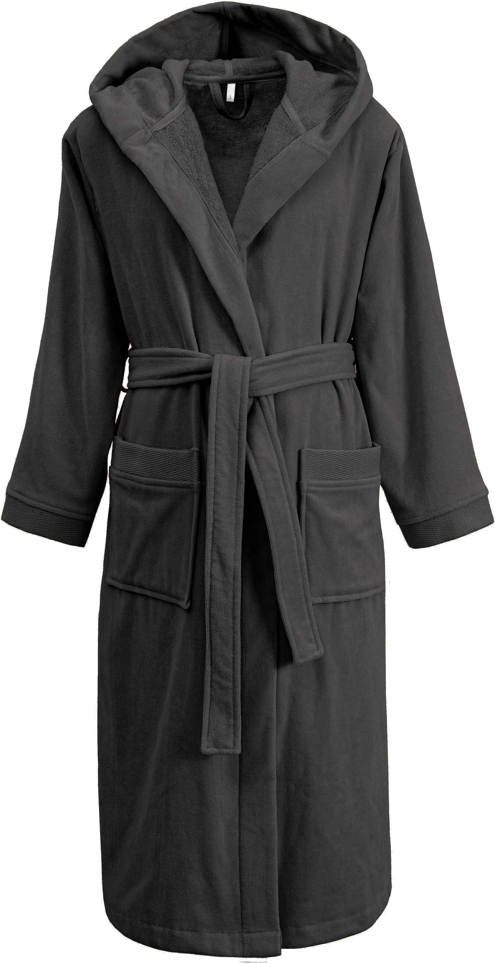 OTTO home Unisex-Bademantel »Fenya, 330 g/m², Premium, Hotelbademantel, Morgenmantel,  Sauna & Spa« 1 Stk. Reißverschlusstaschen, weich mit GRATIS-Zugabe: 1x Duschtuch 70x140 cm