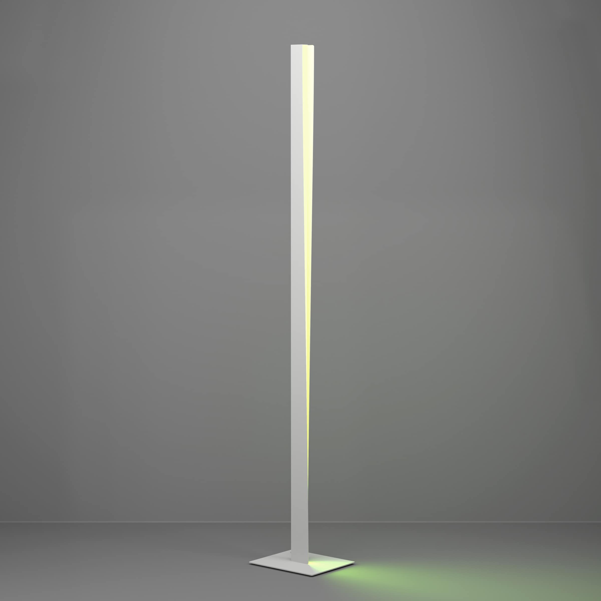 EGLO Stehlampe »BOLOGNANO-Z Stehlampe - Alu, Stahl - LED;LED - 10,5W;15,2W - IP20« LED-Modul 1 Stk. Kaltweiß | Neutralweiß | RGB | Warmweiß Standleuchte, Leselampe, Wohzimmer, Schlafzimmer, L6,5 x B2,5 x H150cm