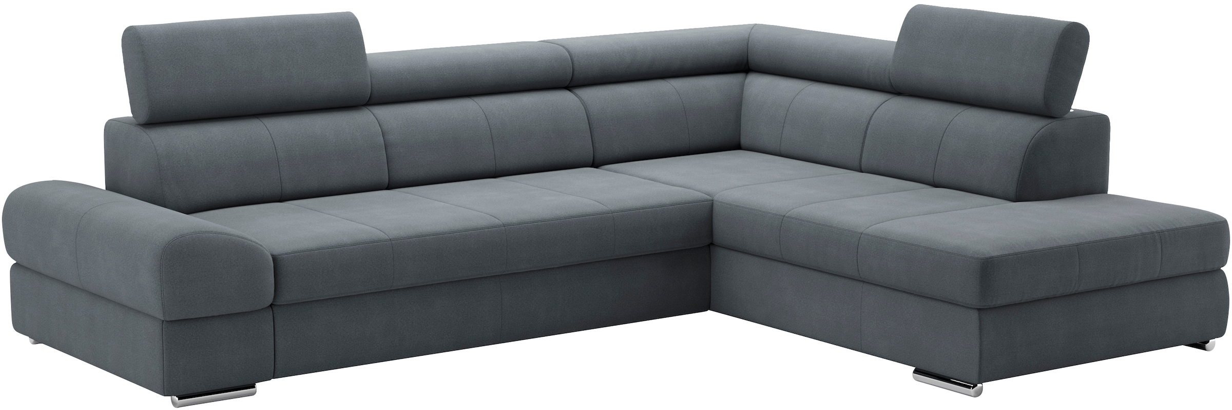 sit&more Ecksofa »Broadway L-Form« mit verstellbaren Kopfteilen, wahlweise mit Bettfunktion