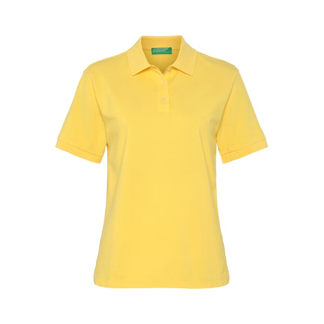 of online United perlmuttfarbenen mit bei kaufen Knöpfen Colors OTTO Benetton Poloshirt,