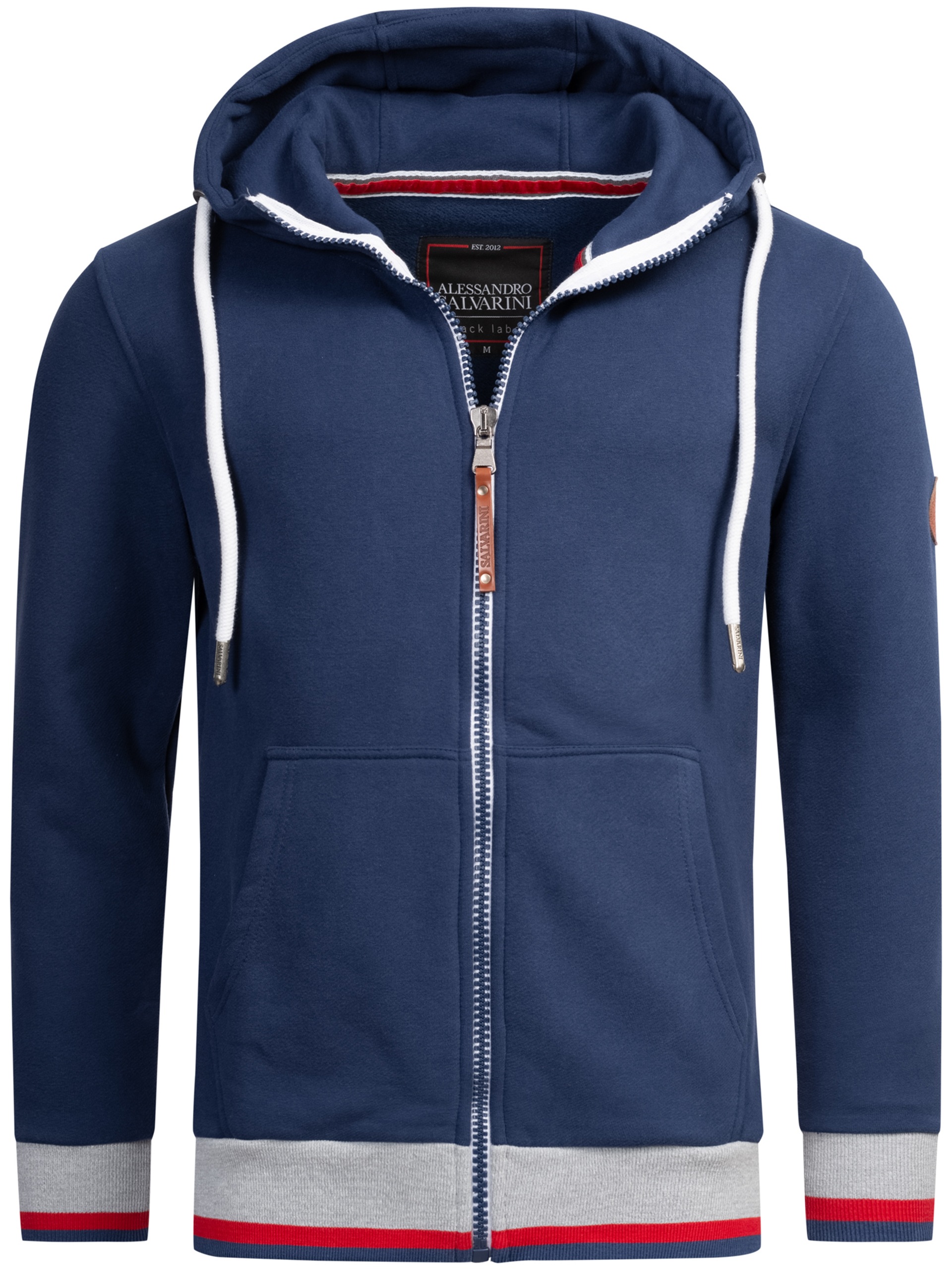 Alessandro Salvarini Sweatjacke »Alessandro Salvarini Herren Hoodie AS310«