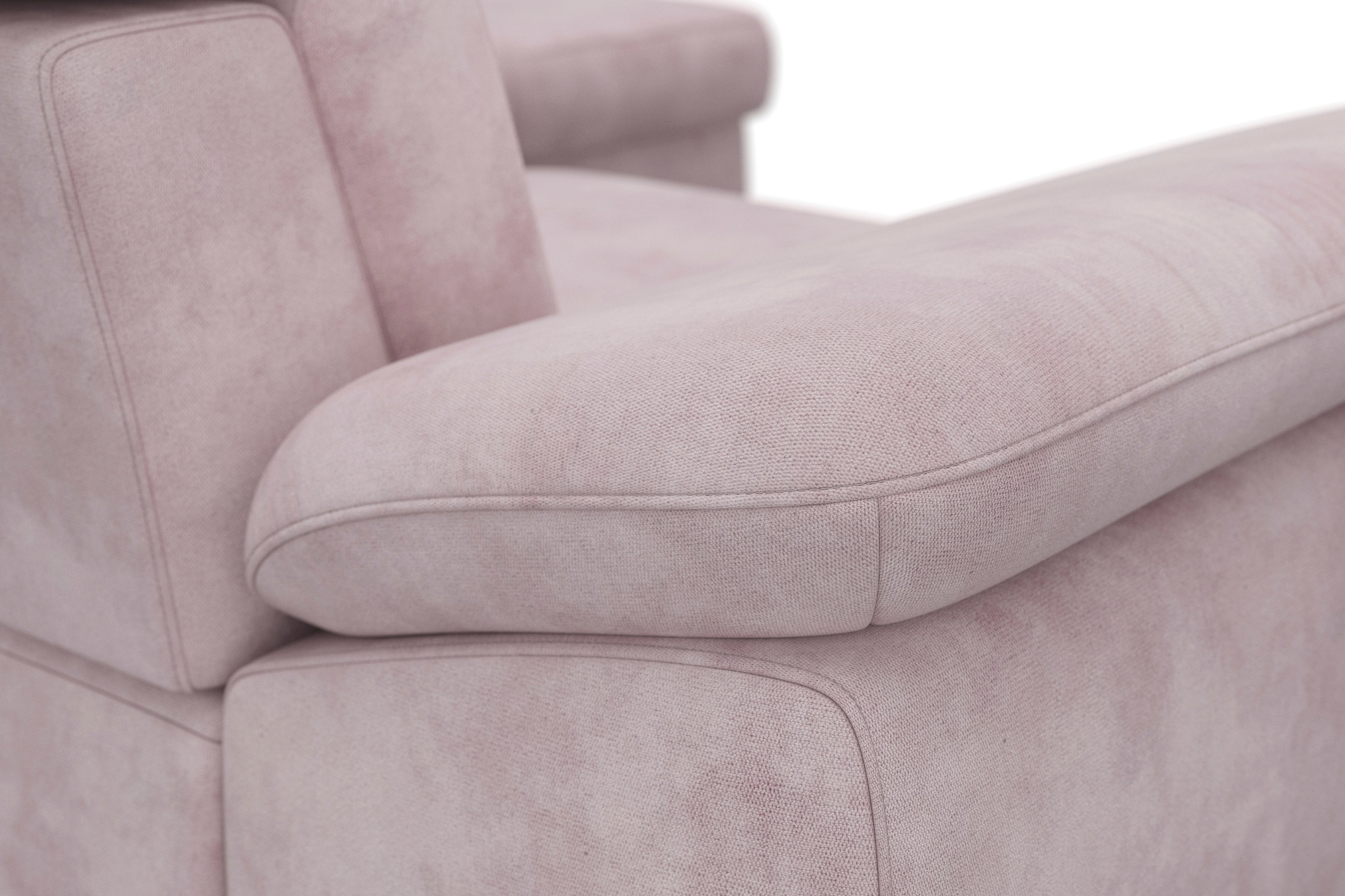 sit&more Ecksofa »Cabrio L-Form, mit Sitztiefenverstellung, Arm- und Kopfteilverstellung«, 3 Nierenkissen, Federkern, optional Bettfunktion und Stauraum