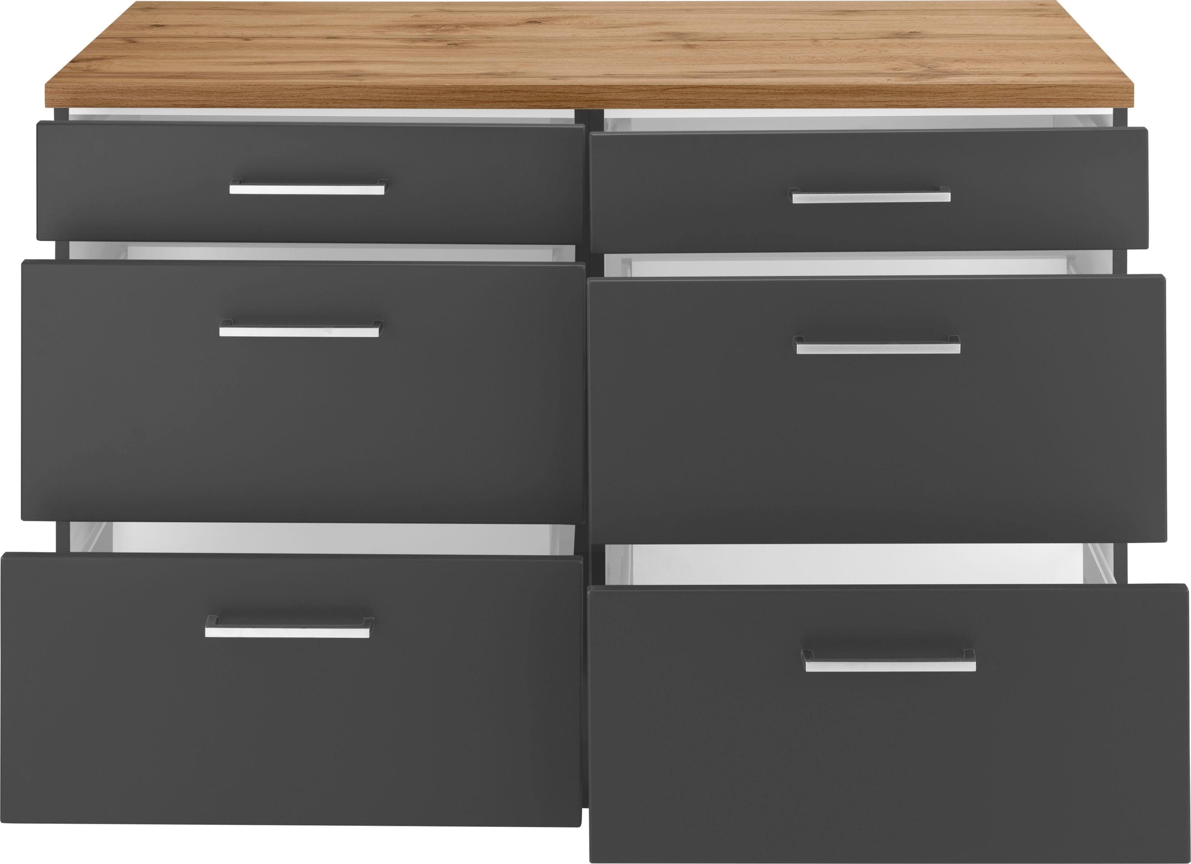 KOCHSTATION Unterschrank »KS-Kehl«, Breite 120 cm