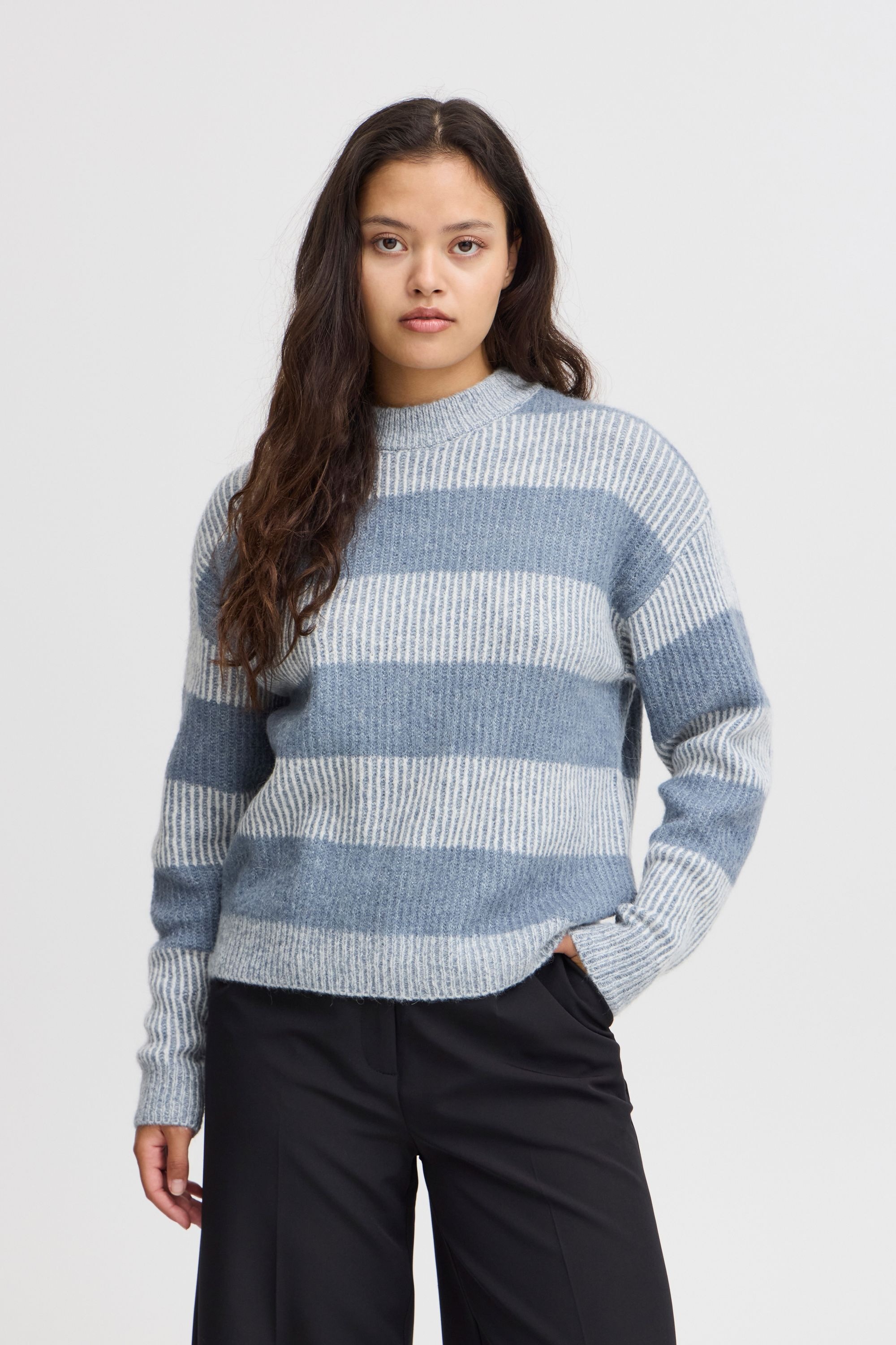 Ichi Strickfleece-Pullover »Strickpullover IHKAMARA LS13«