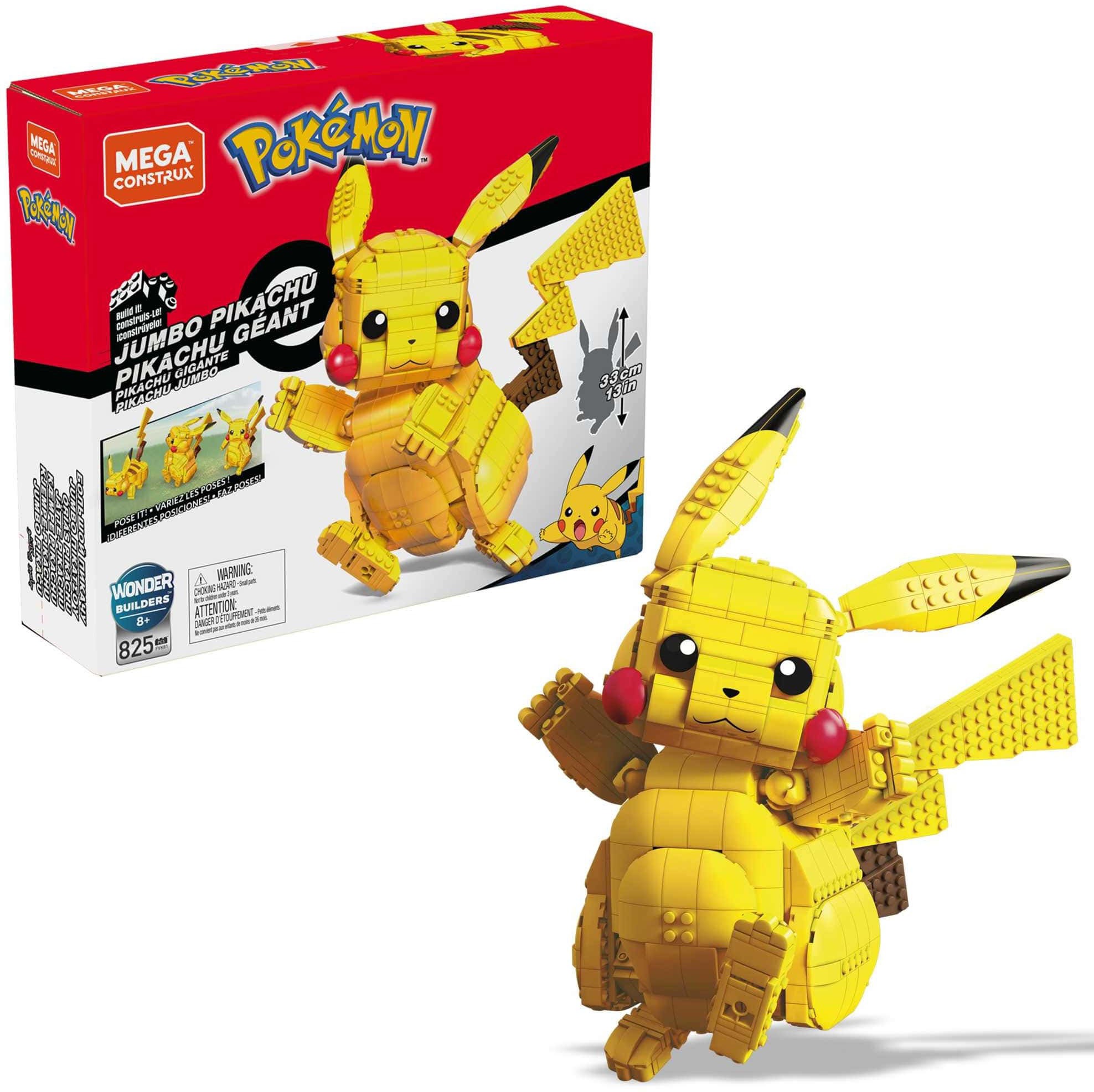 MEGA CONSTRUX Spielfigur »Pokémon Jumbo Pikachu«, zum Zusammenbauen