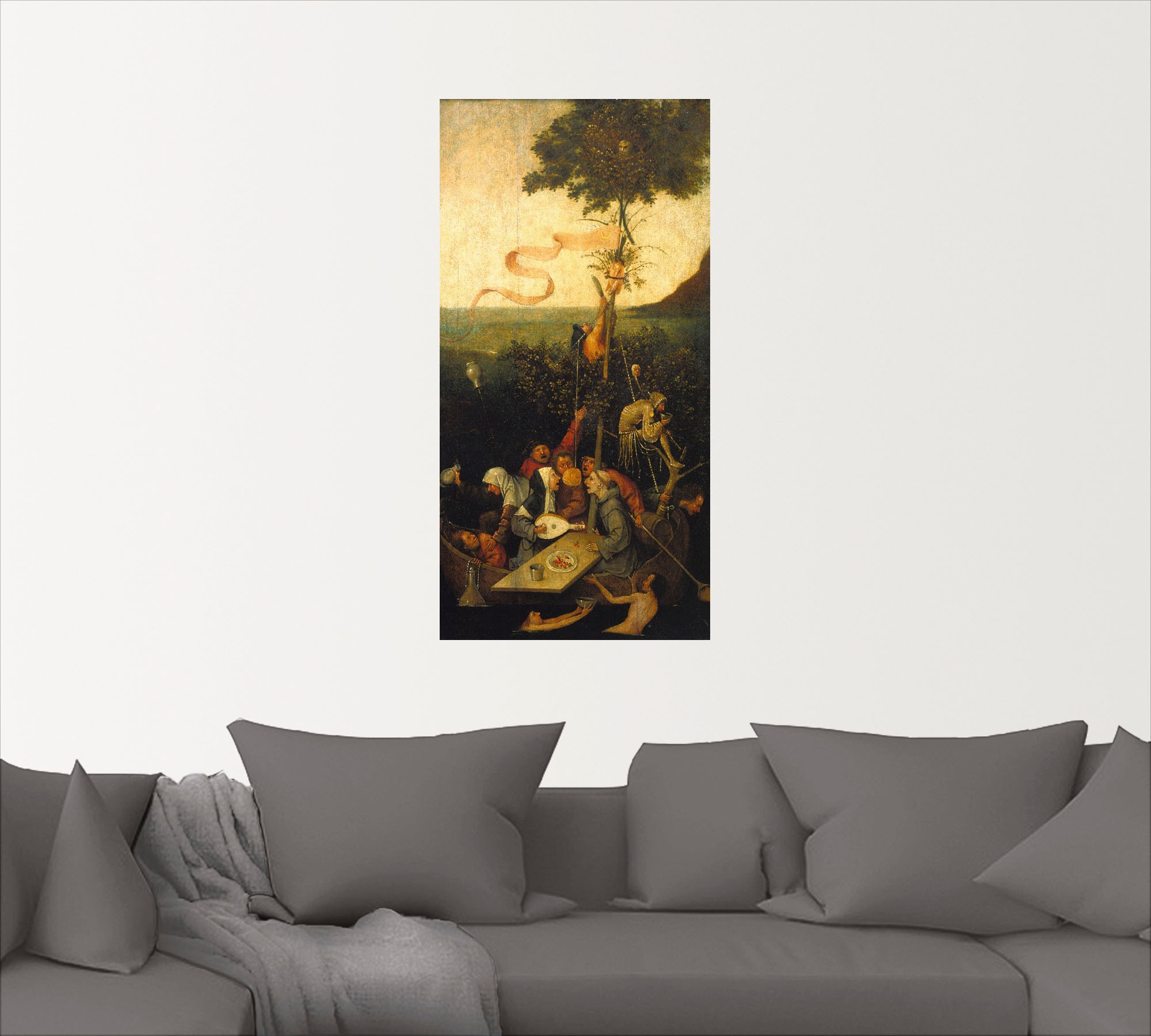 Artland Wandbild »Das Narrenschiff.«, Gruppen & Familien, (1 St.), als Leinwandbild, Wandaufkleber in verschied. Größen