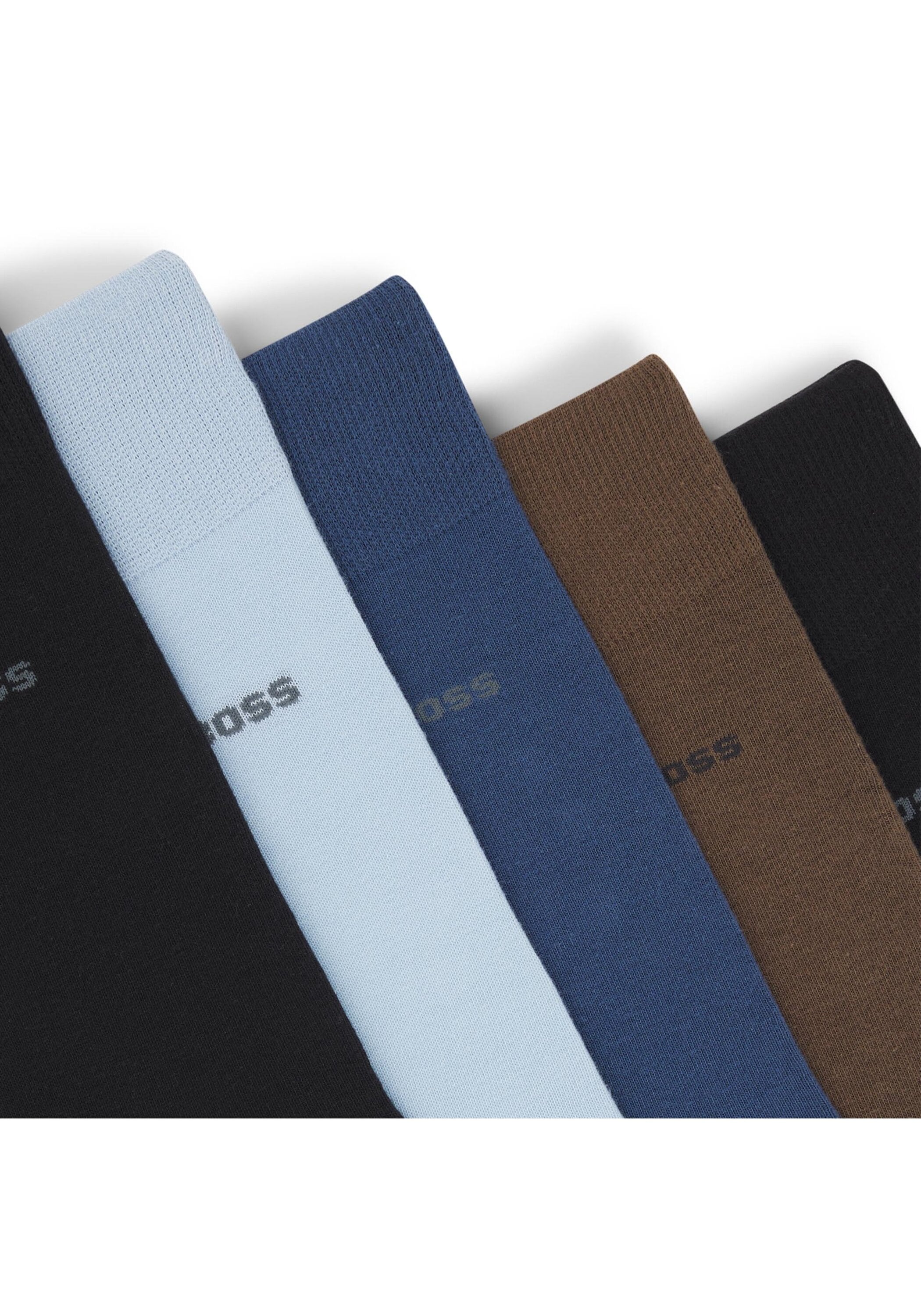 BOSS Kurzsocken »Socken 5P RS Uni Colors CC 5er Pack«