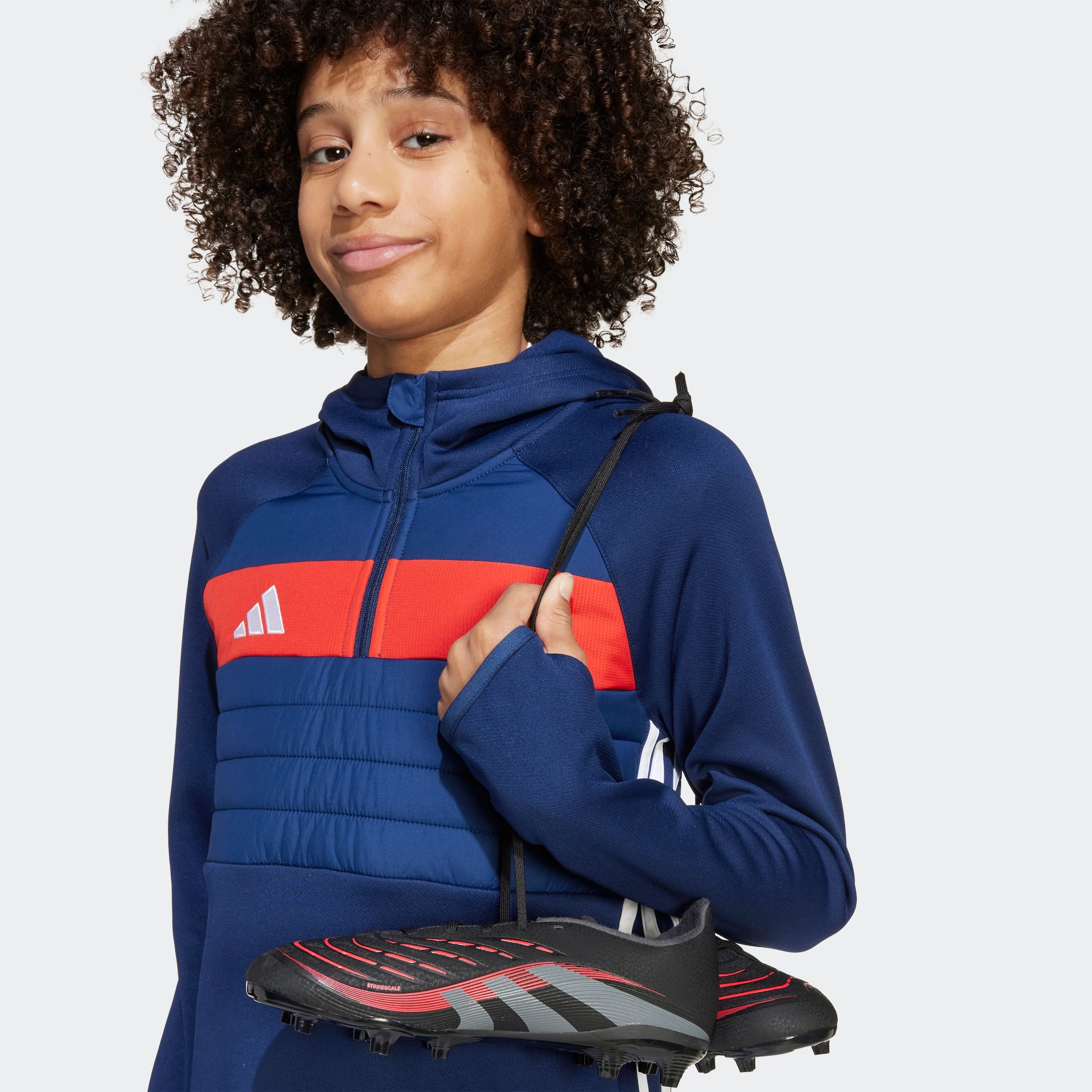 adidas Performance Kapuzensweatshirt »TIRO 25 ESSENTIALS WINTERIZED TRAININGSOBERTEIL FÜR KINDER«
