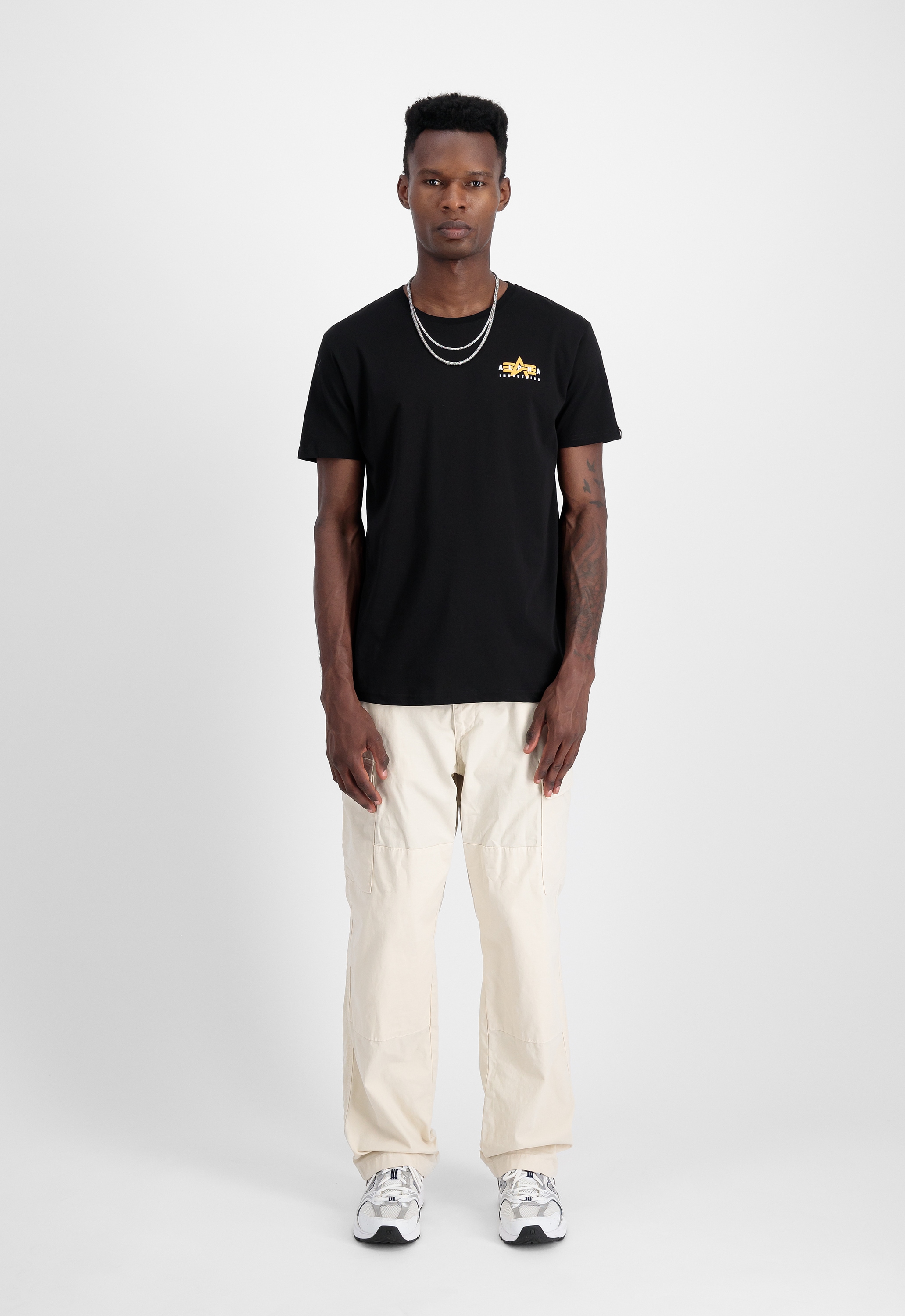 Alpha Industries T-Shirt »Puff Print Logo Backprint T-Shirt T-Shirt«