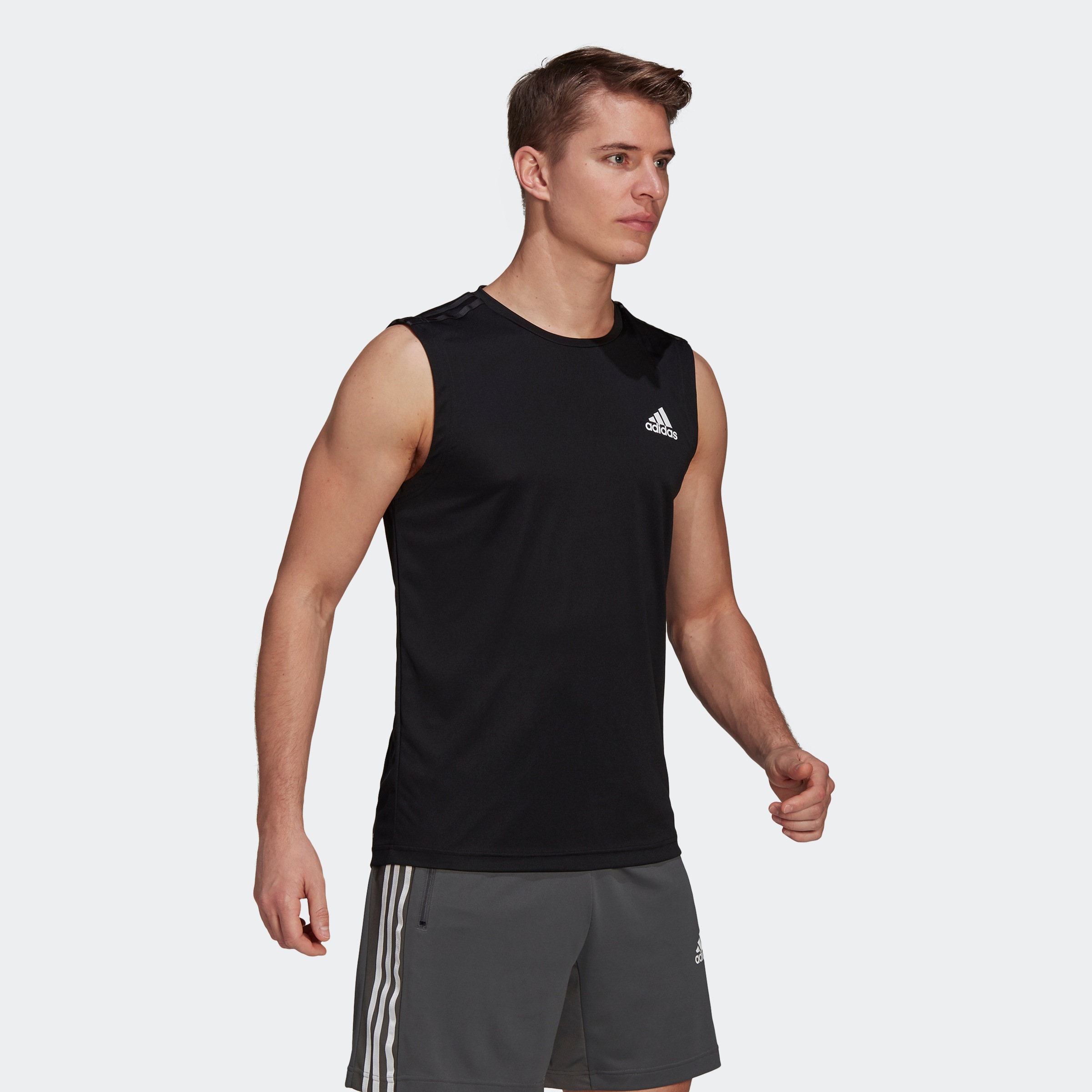 adidas Performance Tanktop »AEROREADY DESIGNED TO MOVE SPORT 3-STREIFEN«