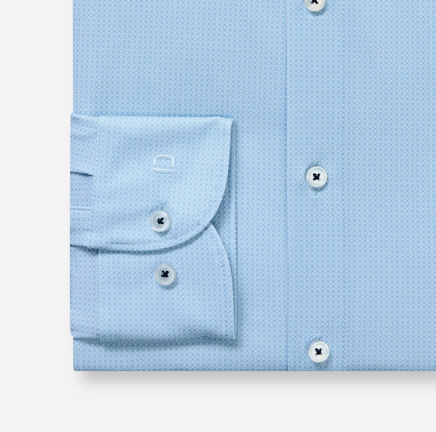 OLYMP Langarmhemd »Level Five 24/Seven« Businesshemd, body fit, Modern Kentkragen, Jersey, bügelleicht