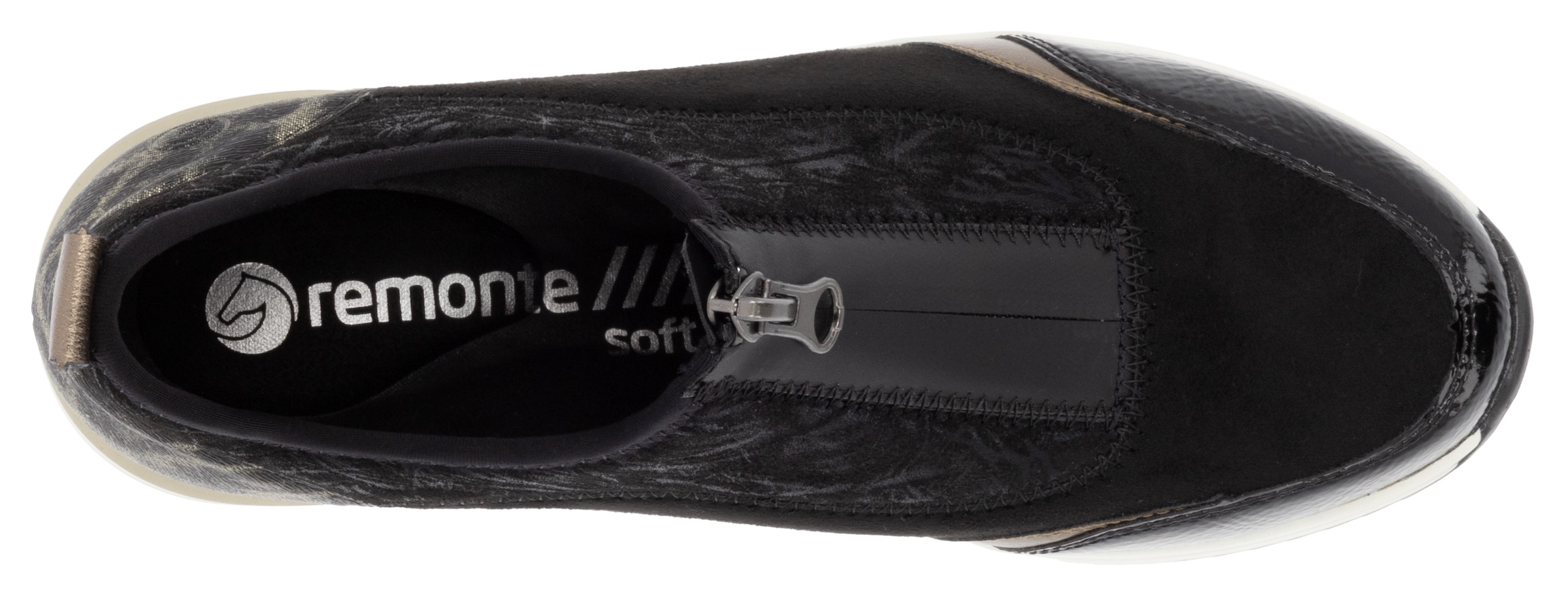 Remonte Slip-On Sneaker »Elisabeth Hurley-Collection«  , Keilsneaker, Slipper, Schlupfschuh, Freizeitschuh, vegan