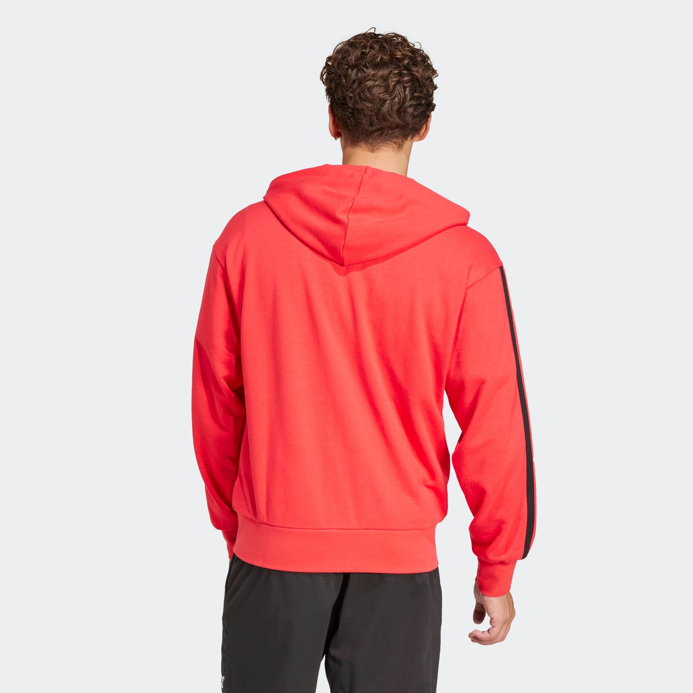 adidas Sportswear Kapuzensweatshirt »ESSENTIALS 3-STREIFEN FRENCH TERRY«
