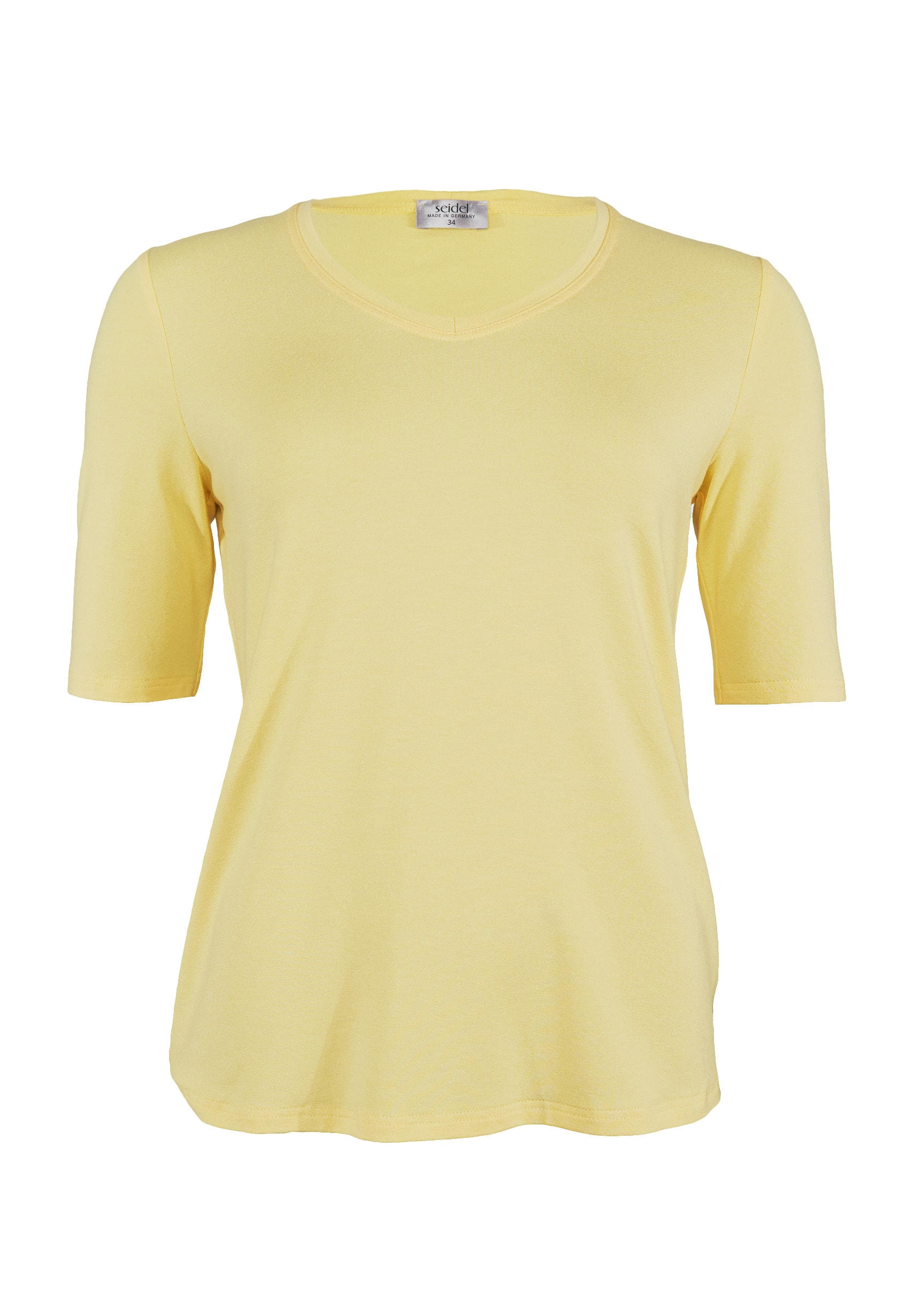 Seidel Moden V-Shirt, mit Halbarm aus softem Material, MADE IN GERMANY