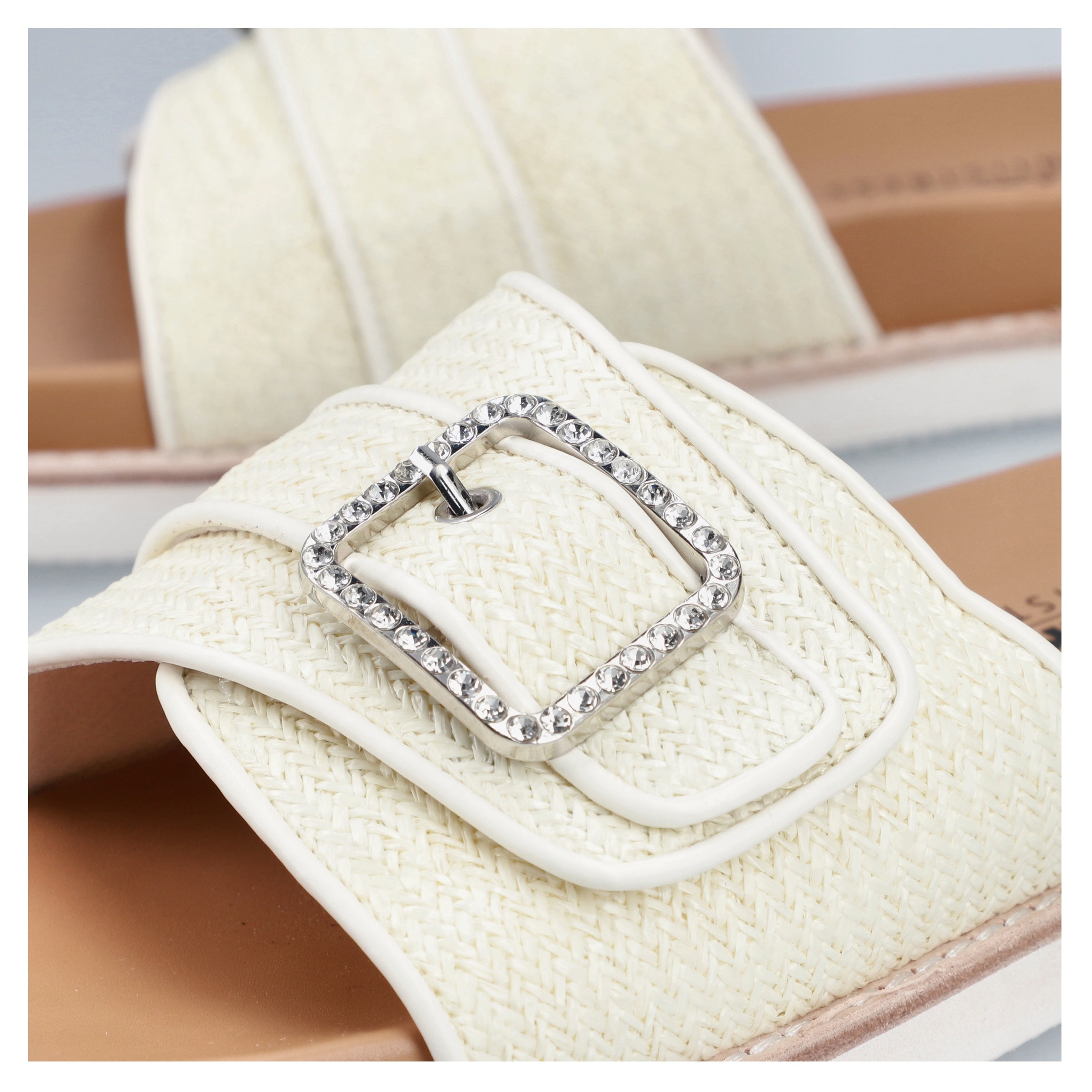 Rieker Pantolette, Sommerschuh, Strandschuh mit praktischem Klettverschluss