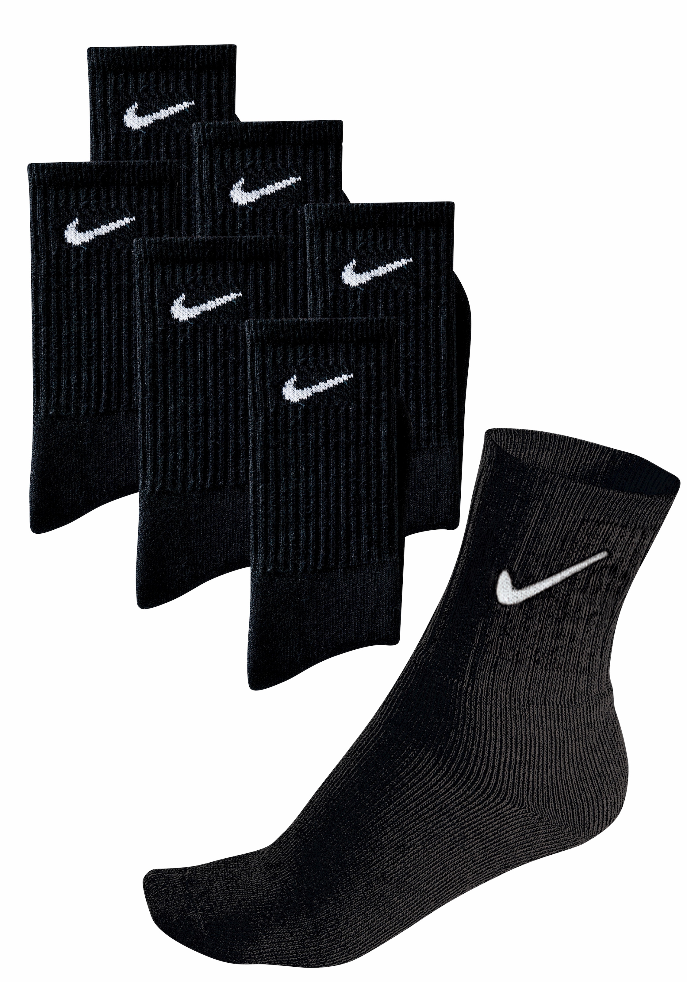 Nike Sportsocken, (6 Paar), mit Fußfrottee