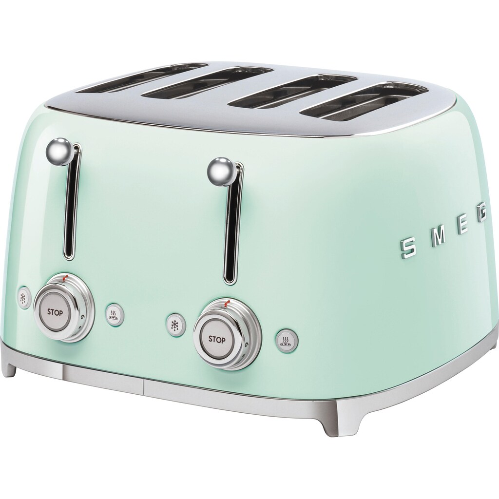 Smeg Toaster »TSF03PGEU«, 4 kurze Schlitze, 3000 W