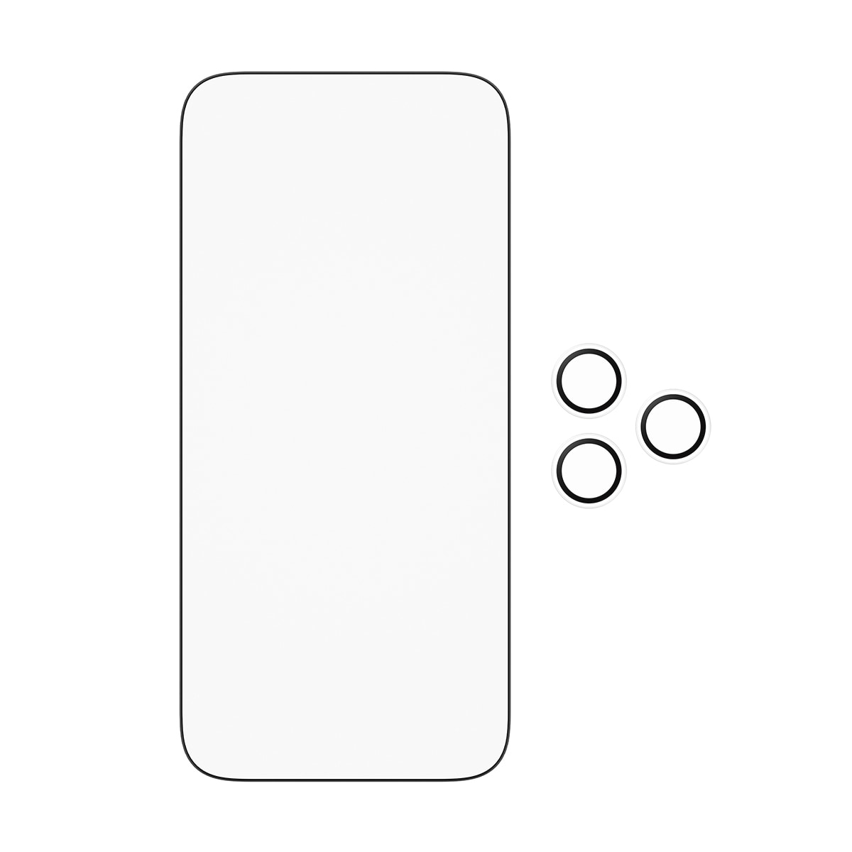 CARE by PanzerGlass Displayschutzglas »2-in-1 Protection Essentials Bundle« für Apple iPhone 17 Pro Max Displayschutzfolie, Schutzfolie, Bildschirmschutz, kratz- & stoßfest