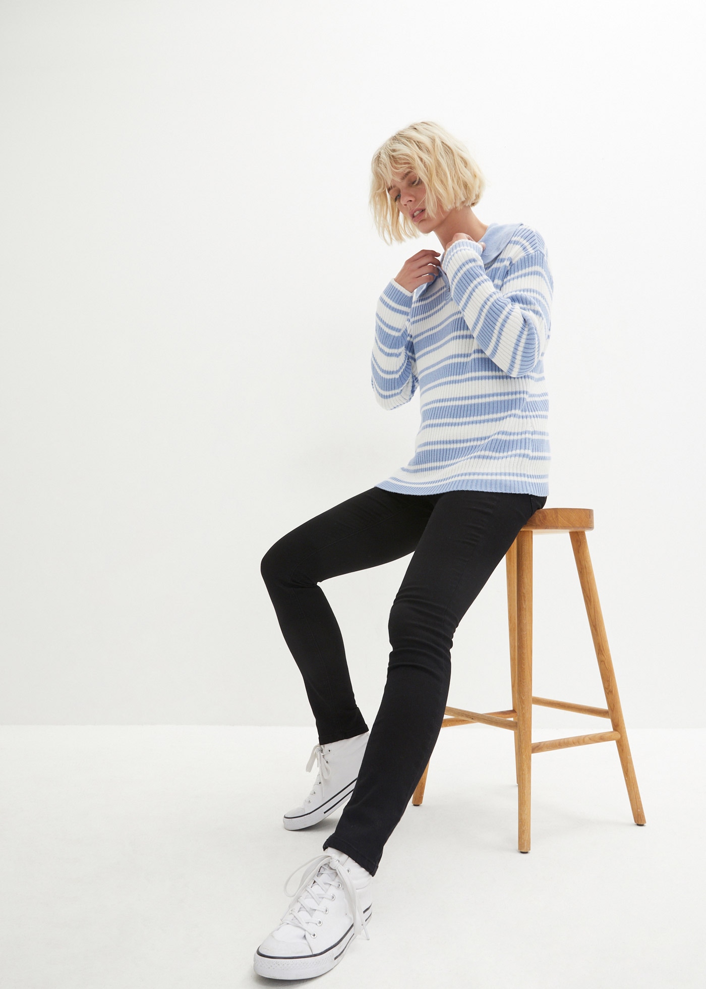 bonprix Skinny-fit-Jeans »Skinny Jeans High Waist, Shaping Thermojeans« Skinny fit, mit Shaping Effekt, wärmende Thermojeans