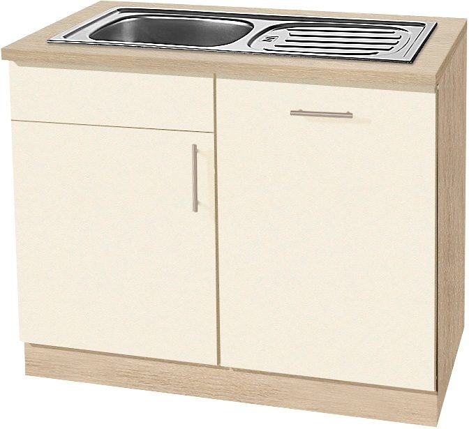 wiho Küchen Spülenschrank »Kiel«, 110 cm breit, inkl. Tür/Griff/Sockel für  Geschirrspüler kaufen im OTTO Online Shop