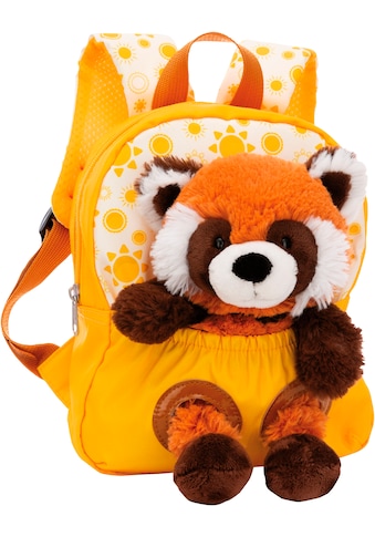 Kinderrucksack »Travel Friends, Rucksack mit Plüsch Roter Panda, 25 cm«