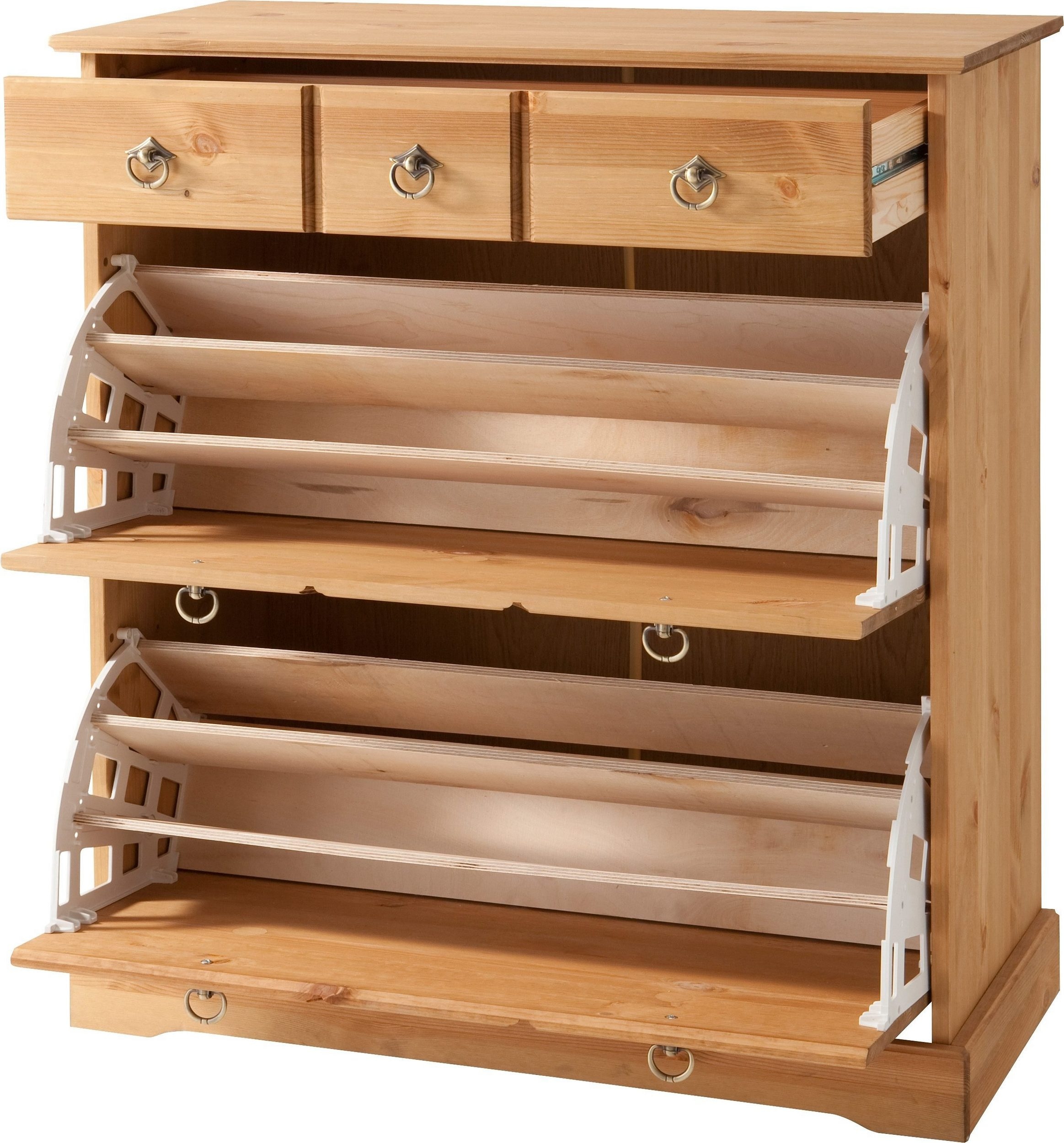 Home affaire Garderoben-Set »Klera« Set, 4 Stk. tlg. 4-teilig, aus massiver Kiefer, FSC®-zertifiziert