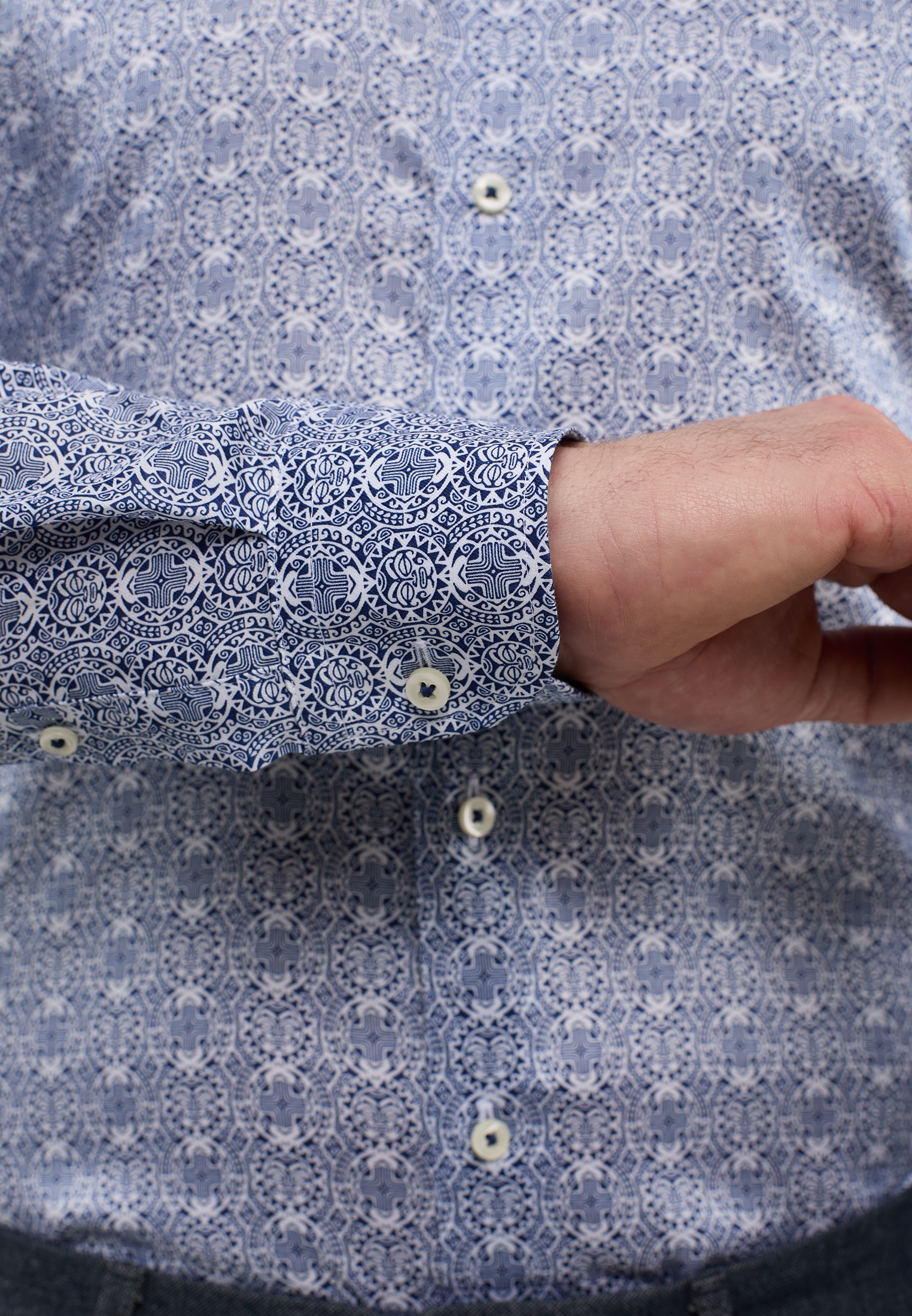 Eterna Langarmhemd »SLIM FIT«