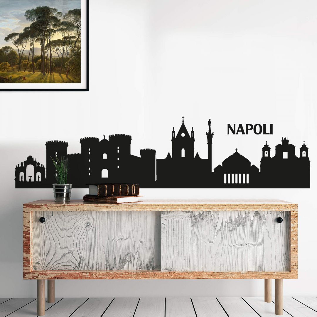 OTTO Napoli im 120cm«, St.) Stadt »XXL Wall-Art Wandtattoo Online Shop Skyline (1