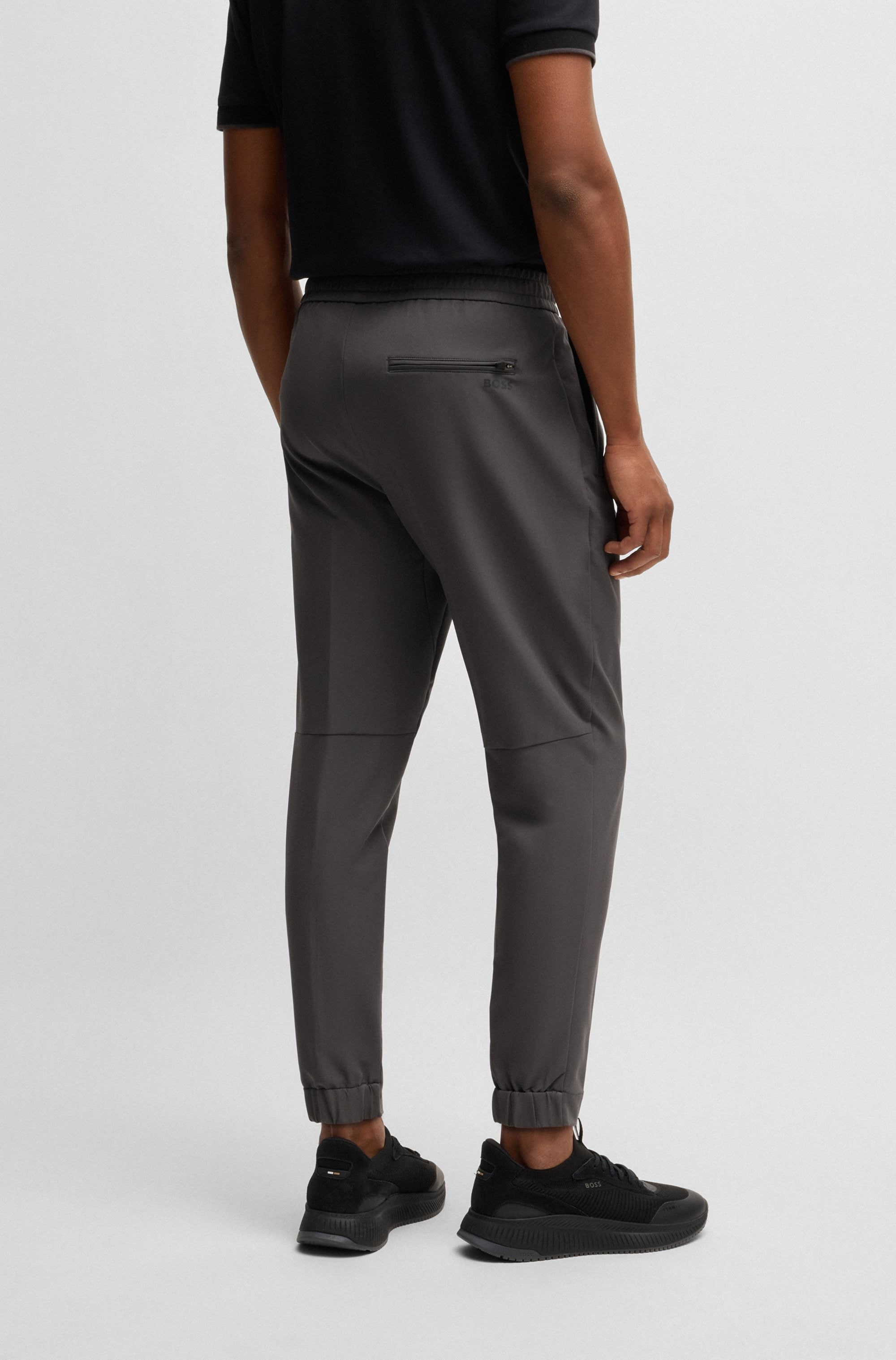 BOSS GREEN Stretch-Hose »T Flex«, mit elastischem Bund und Kordelzug