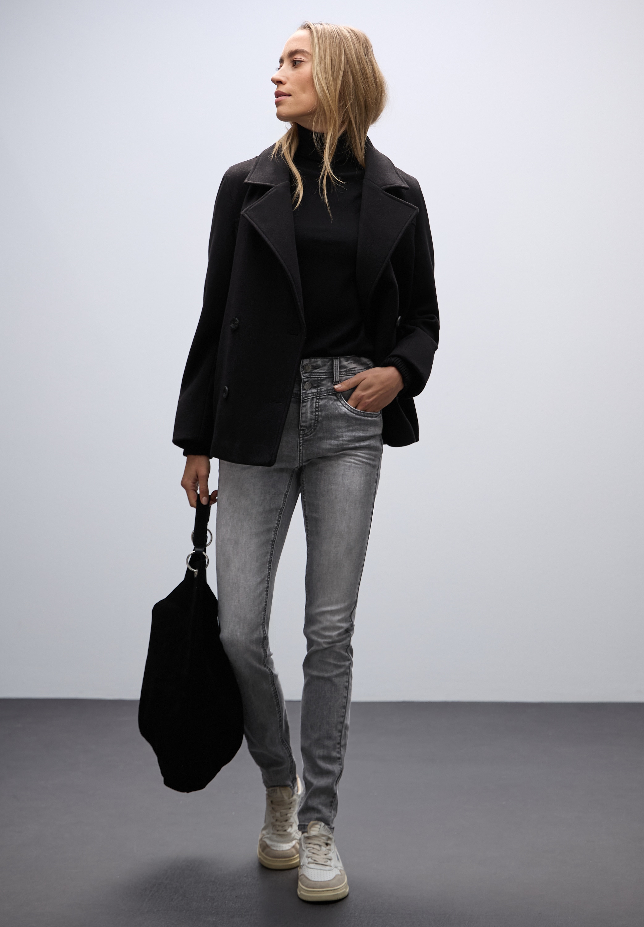 STREET ONE Slim-fit-Jeans »Style York« im Five-Pocket Style