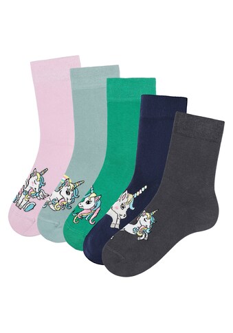 H.I.S Socken, (Packung), mit verschiedenen Einhorn Motiven kaufen