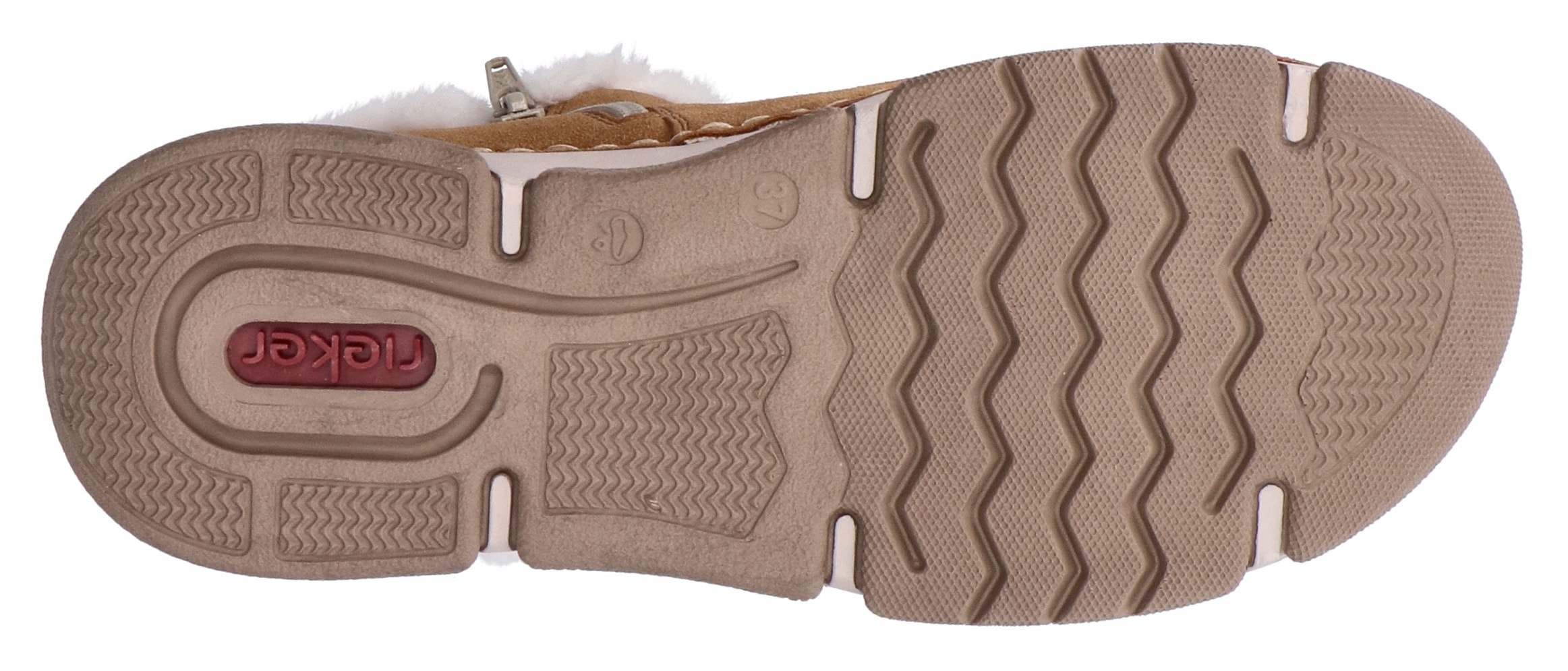 Rieker Winterboots  Winterstiefelette, Reißverschluss-Boots mit Zierschnalle