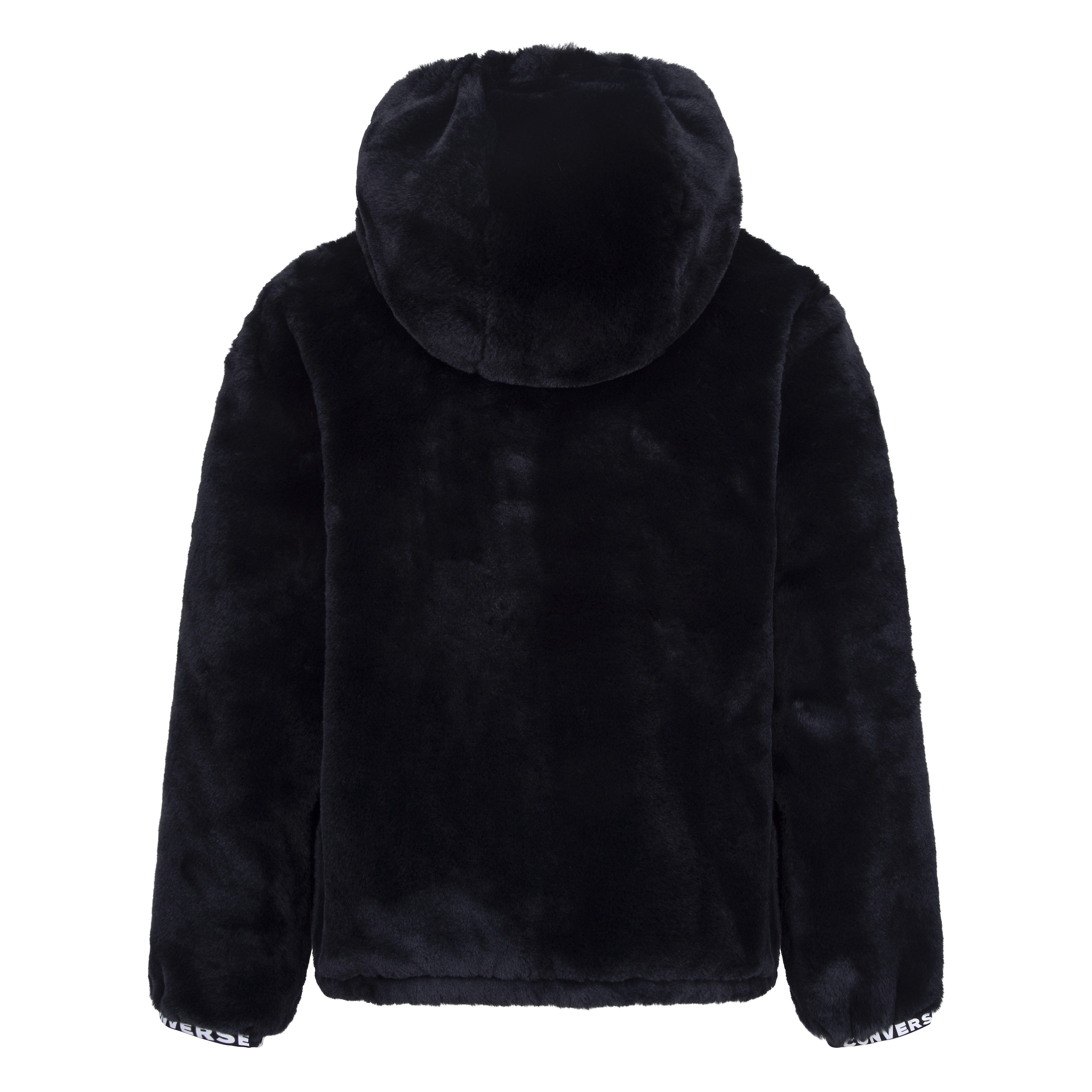 Converse Outdoorjacke »FAUX FUR JKT - für Kinder«, mit Kapuze