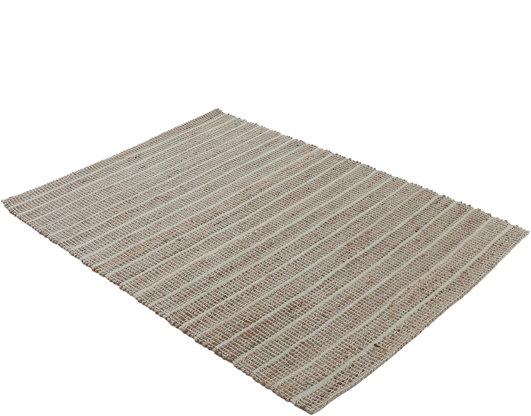 carpetfine Teppich »Lara«, rechteckig, 6 mm Höhe, Wendeteppich aus Jute/Baumwolle, Wohnzimmer